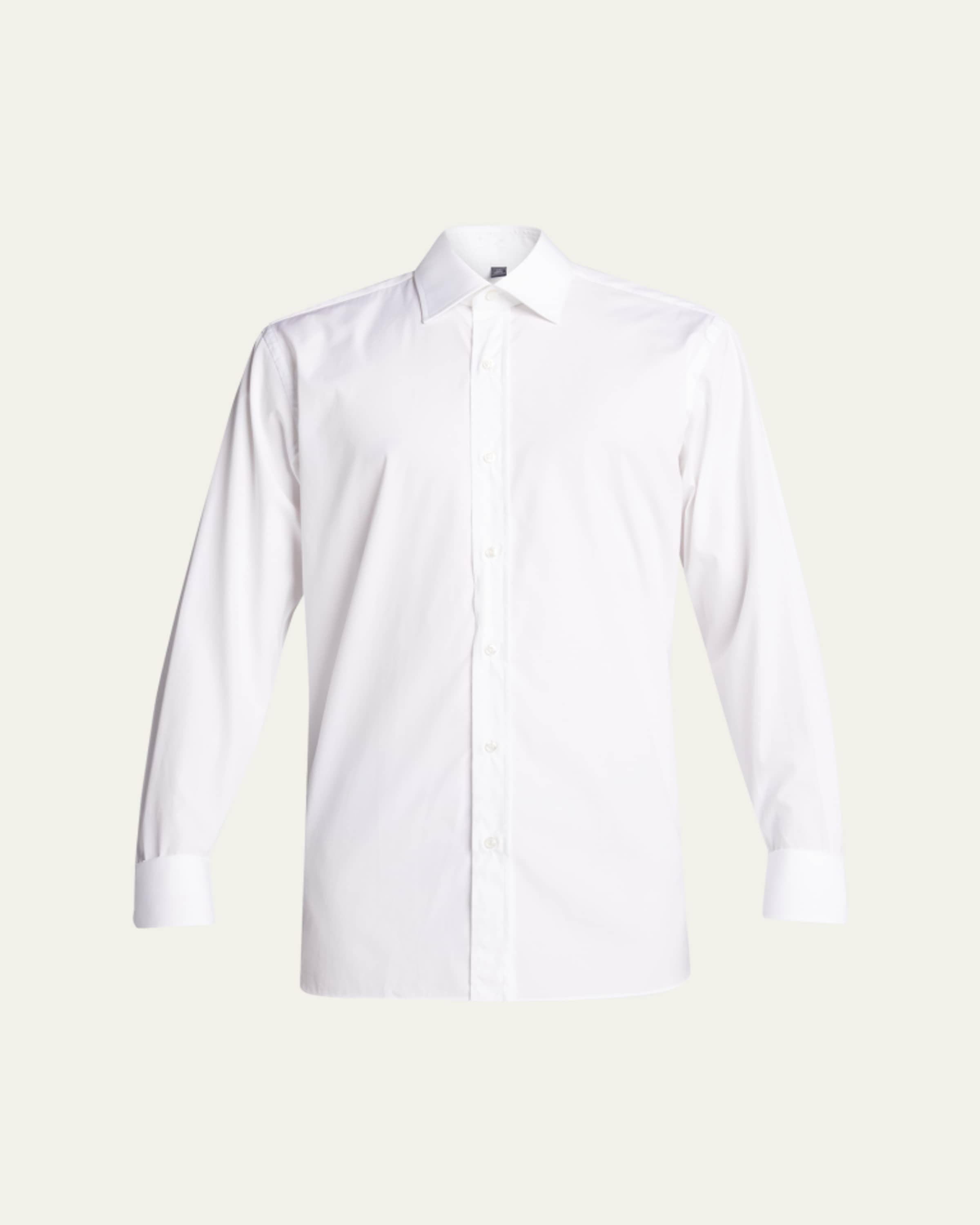 bergdorf goodman dress shirts Bergdorf Goodman Men's Solid Poplin Dress Shirt, Blue, Men's, 39 Eu (15.5 Us), Shirts Tops Formal & Evening Dress Shirts