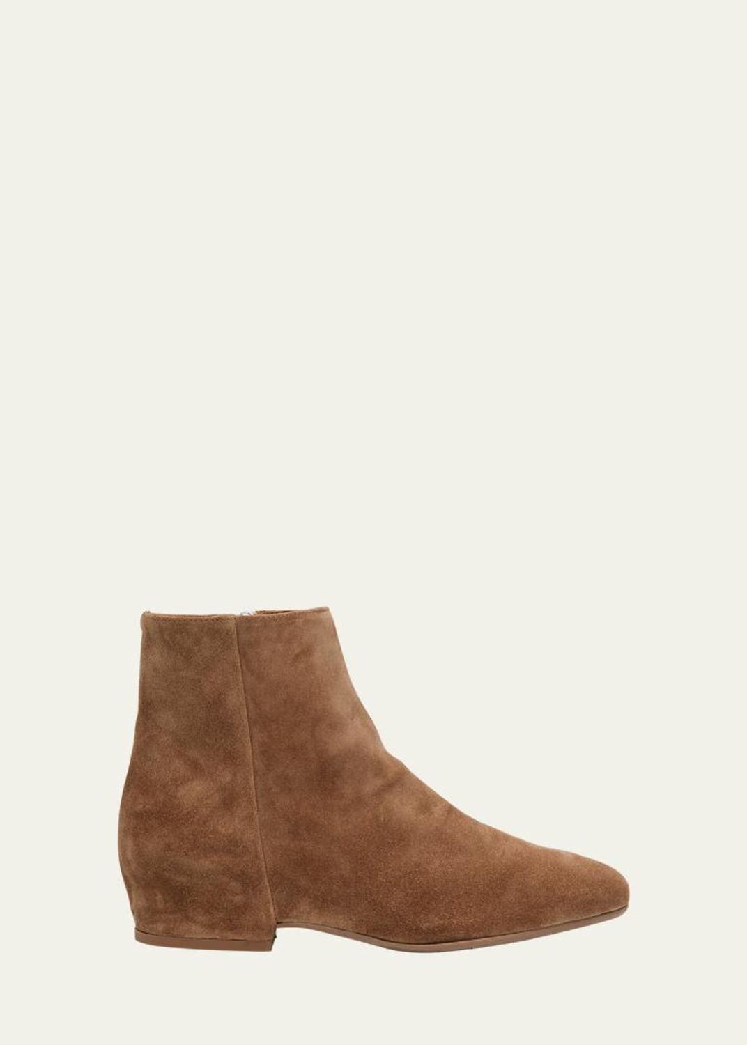 Giuseppe Zanotti Leather Cap-Toe Moto Boots - Bergdorf Goodman