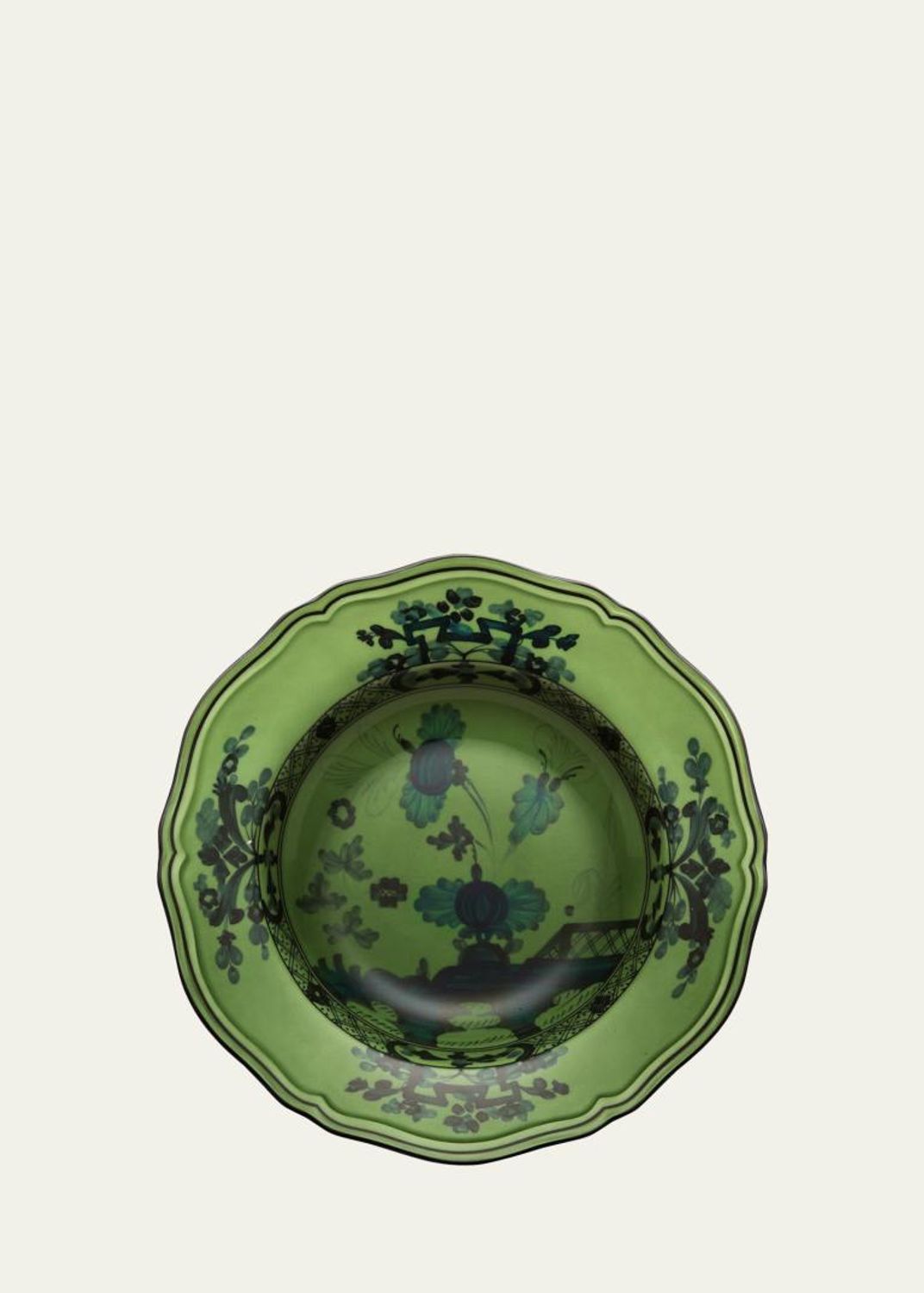 Ginori 1735 Oriente Italiano Rim Soup Plate, Pervinca - Bergdorf