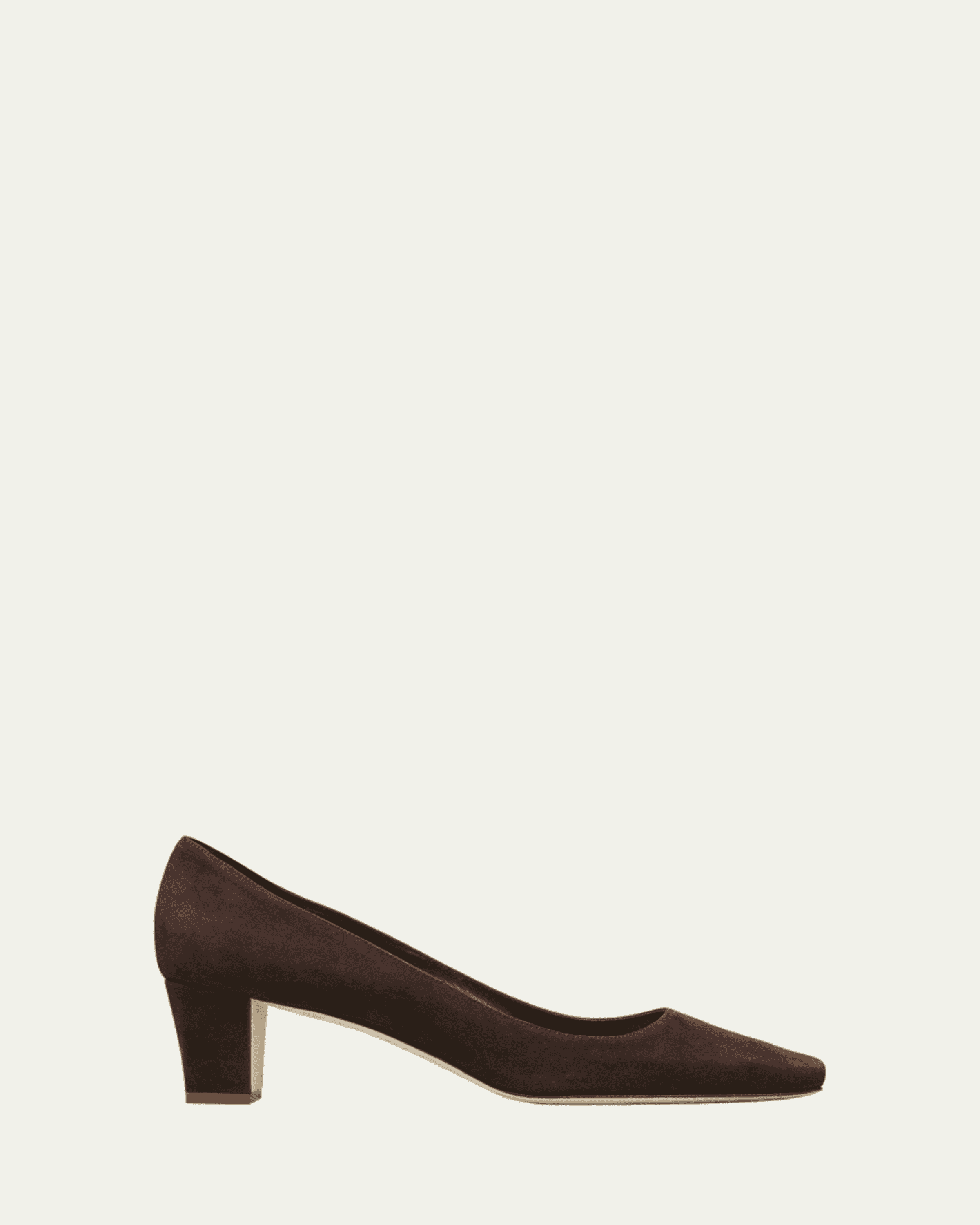 Manolo Blahnik Okkato Low-Heel Crepe Pumps - Bergdorf Goodman