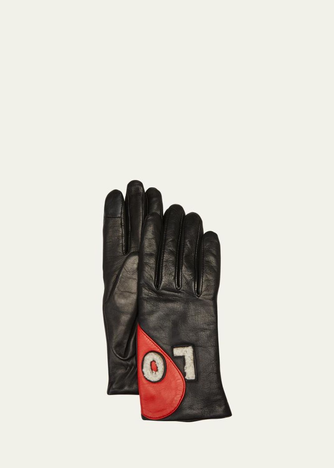 Agnelle Ruffle Cuffs Leather Gloves - Bergdorf Goodman