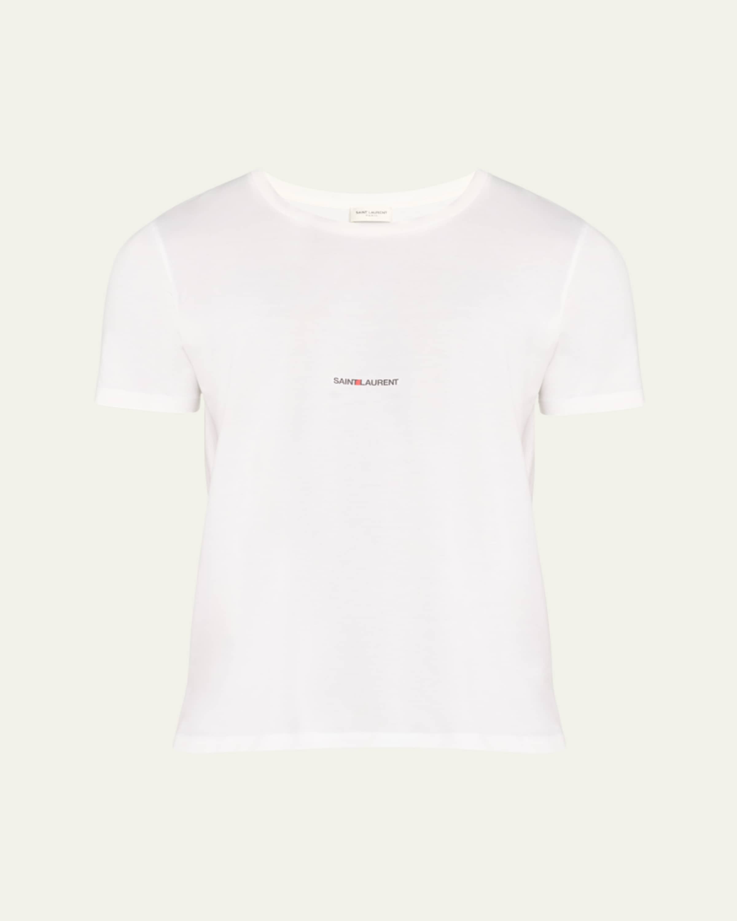 Saint Laurent Men's Reverse Logo T-Shirt - Bergdorf Goodman