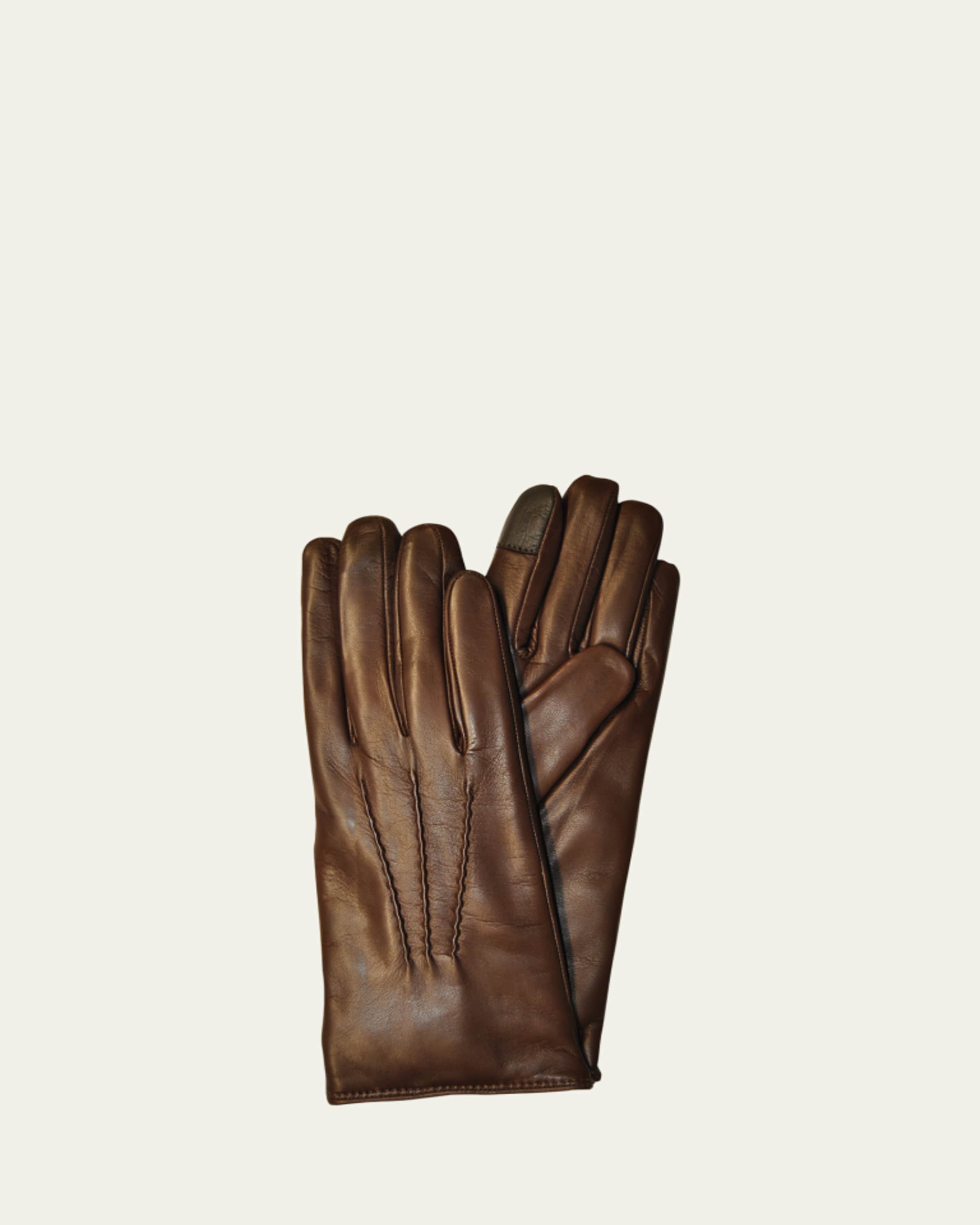 Studded Nappa Leather Gloves