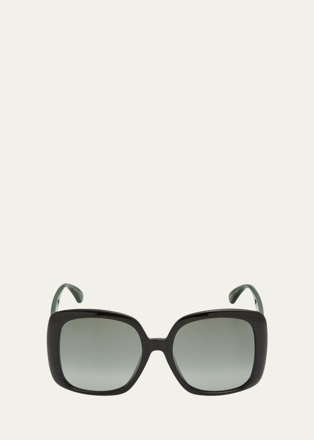 Gucci GG1545S‎ Butterfly Sunglasses Shiny Black Plastic Grey Solid Lens Italy Gucci Butterfly Black Frame Sunglasses for Women for sale | eBay main image 2