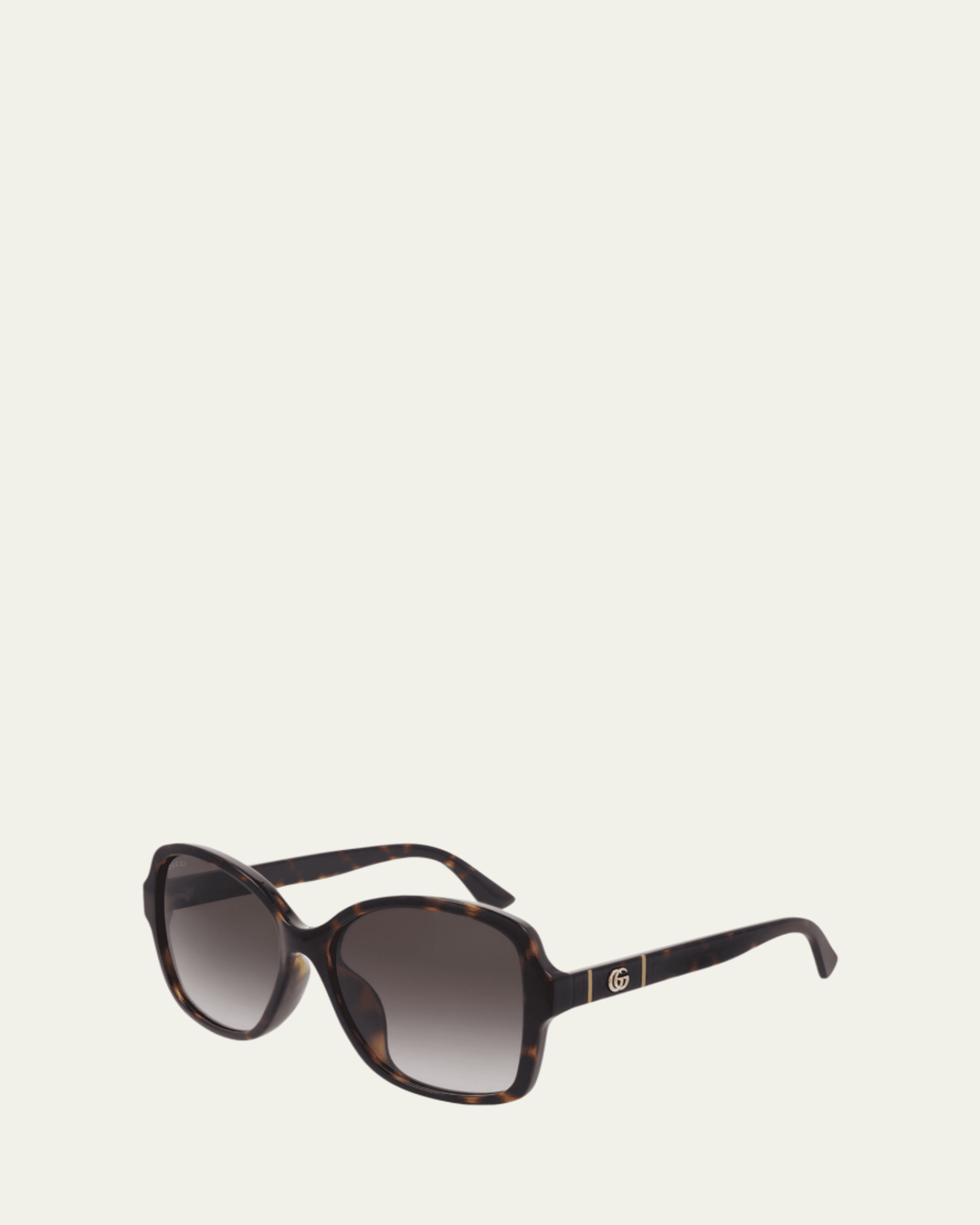Gucci Oversized Square Injection Plastic Sunglasses - Bergdorf Goodman