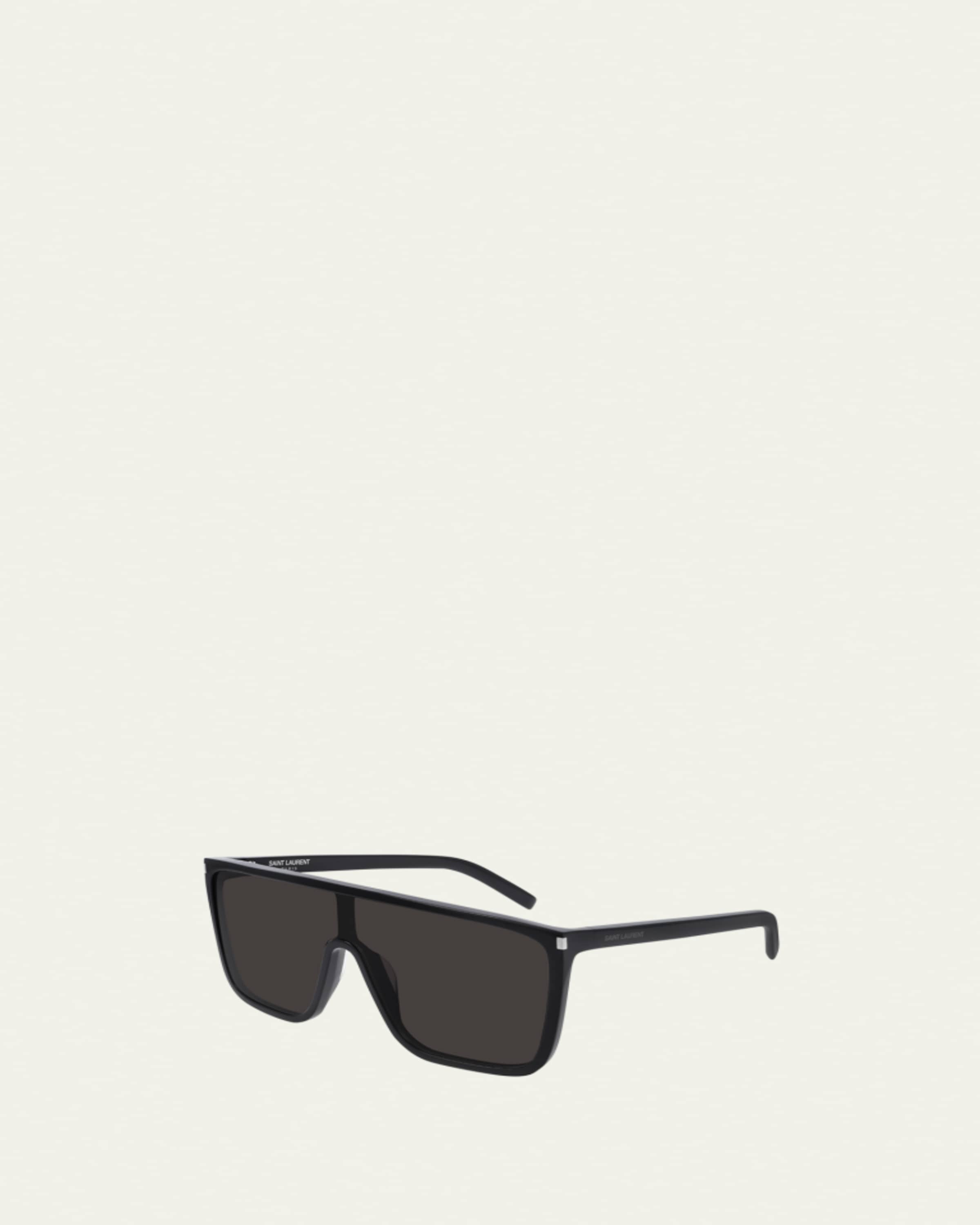 SAINT LAURENT サングラス Saint Laurent 57mm Acetate Semi-Shield