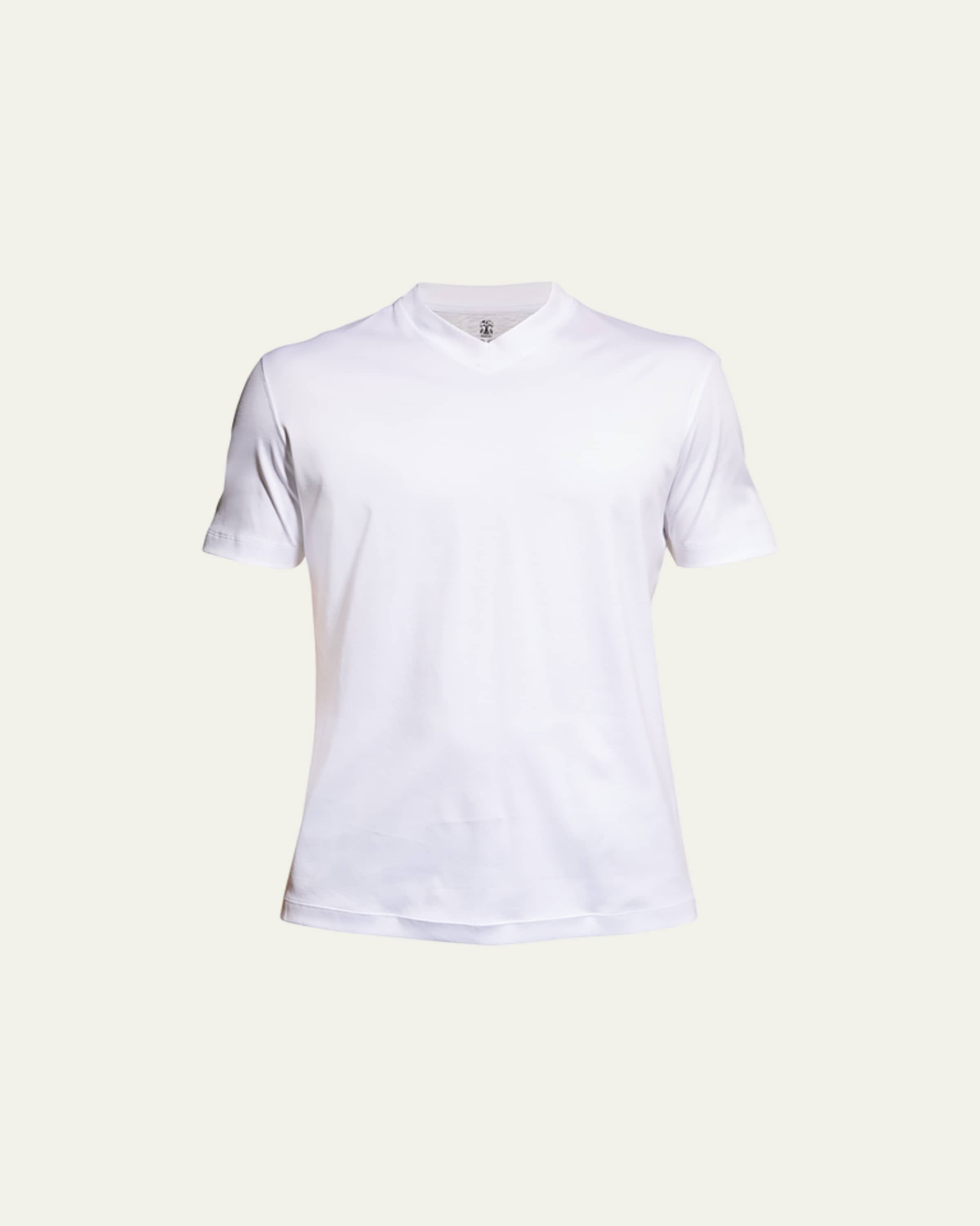 Moncler Men's Logo-Neck T-Shirt - Bergdorf Goodman