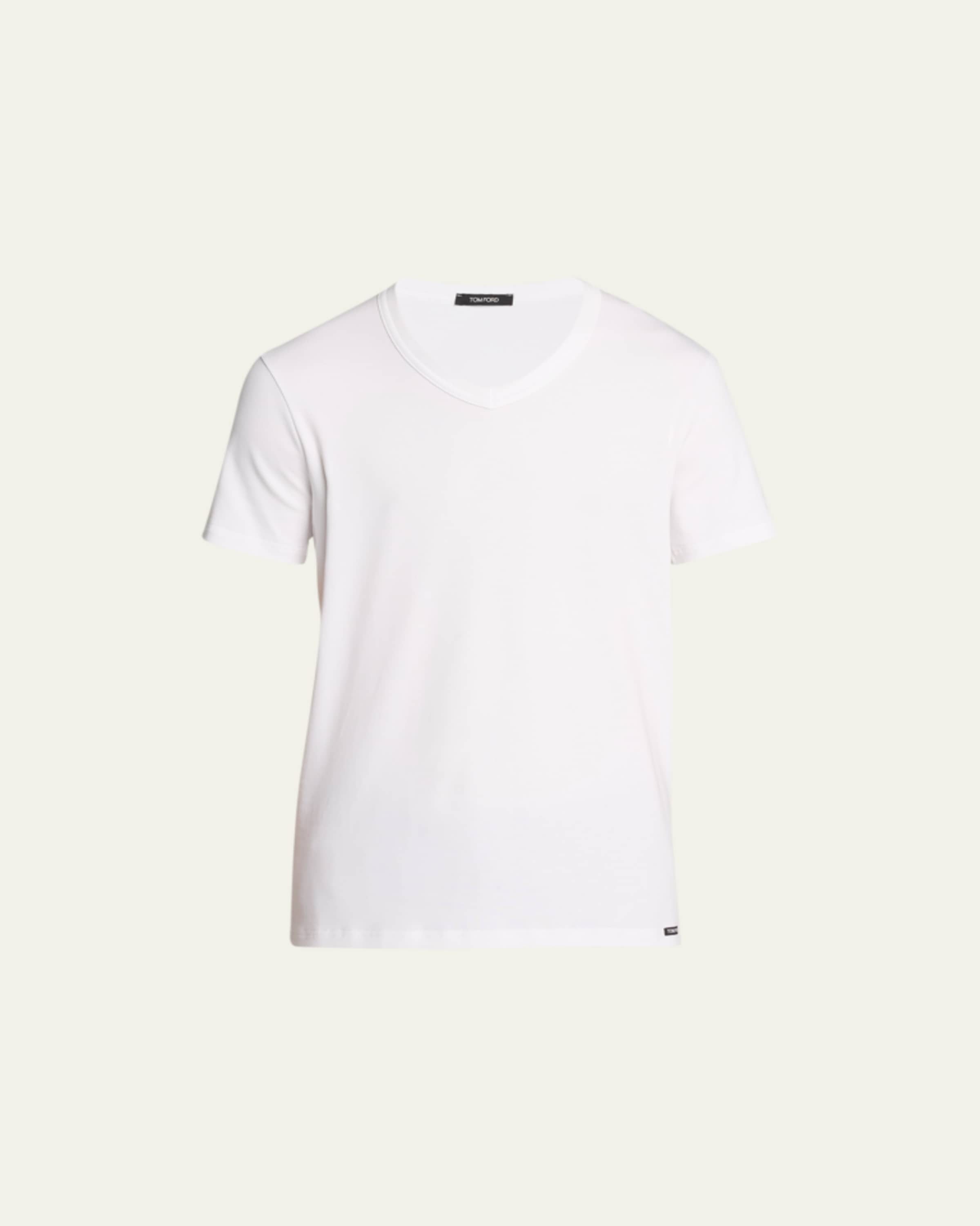 Brunello Cucinelli Men's Basic-Fit V-Neck T-Shirt - Bergdorf Goodman