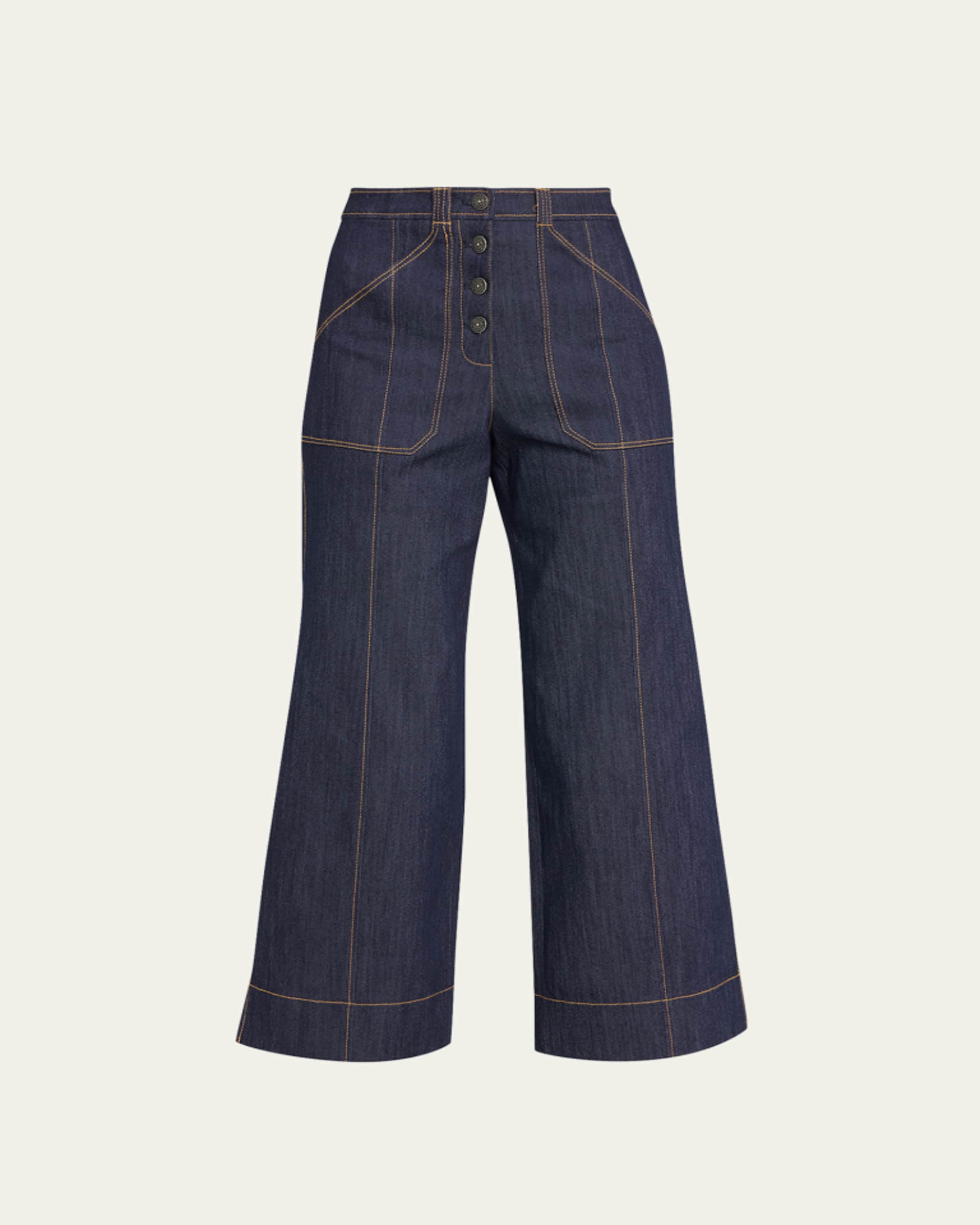 THE ROW Lesley Cropped Jeans - Bergdorf Goodman