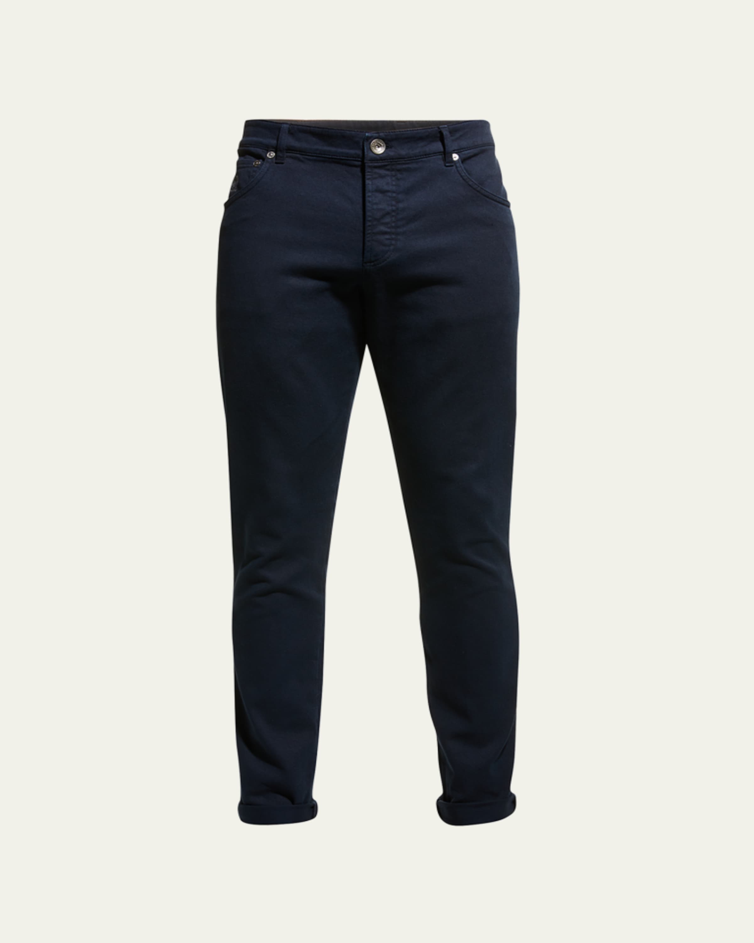 Brunello Cucinelli Men's Iconic Denim Slim-Fit Jeans - Bergdorf