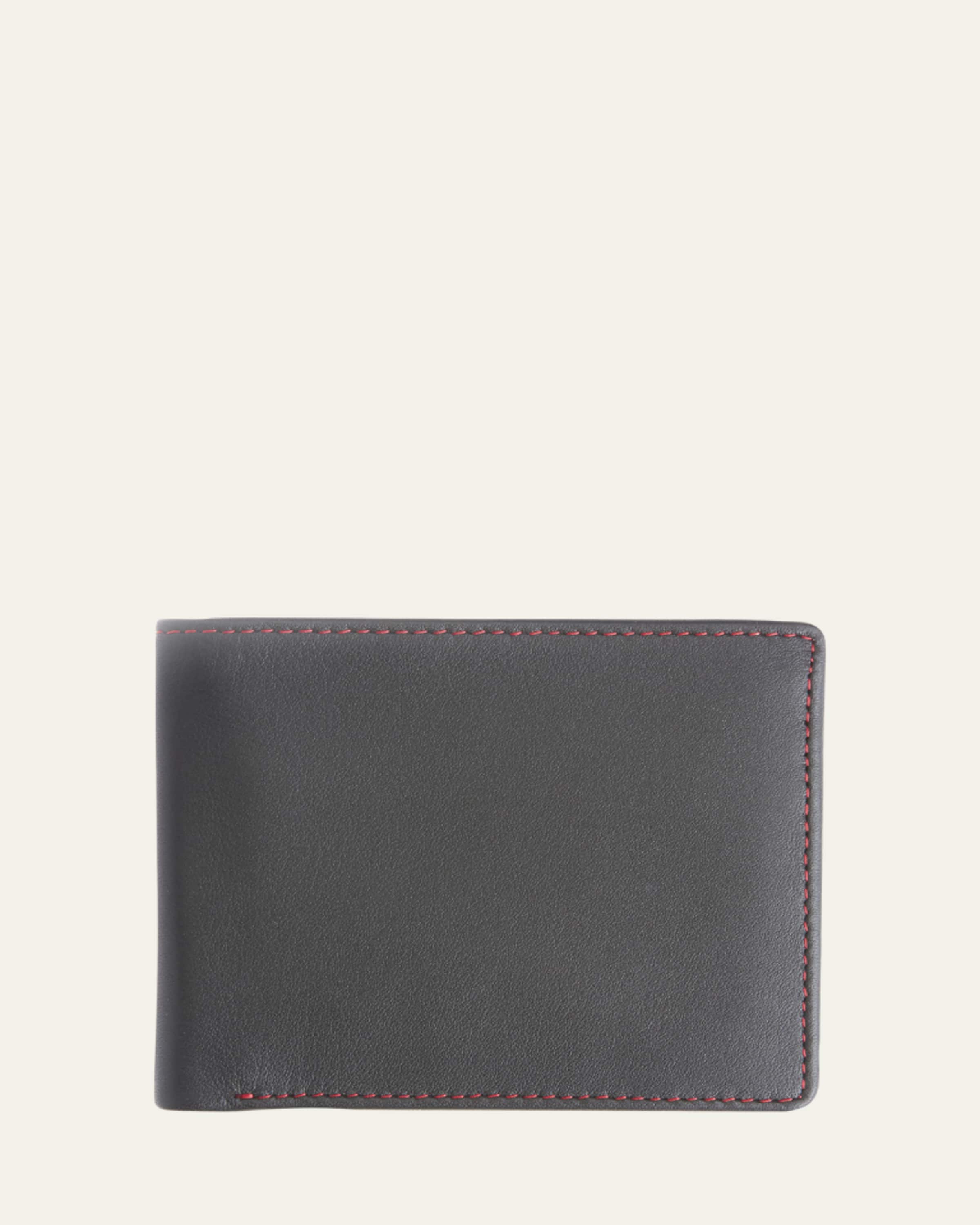 Personalized Leather Trifold Wallet