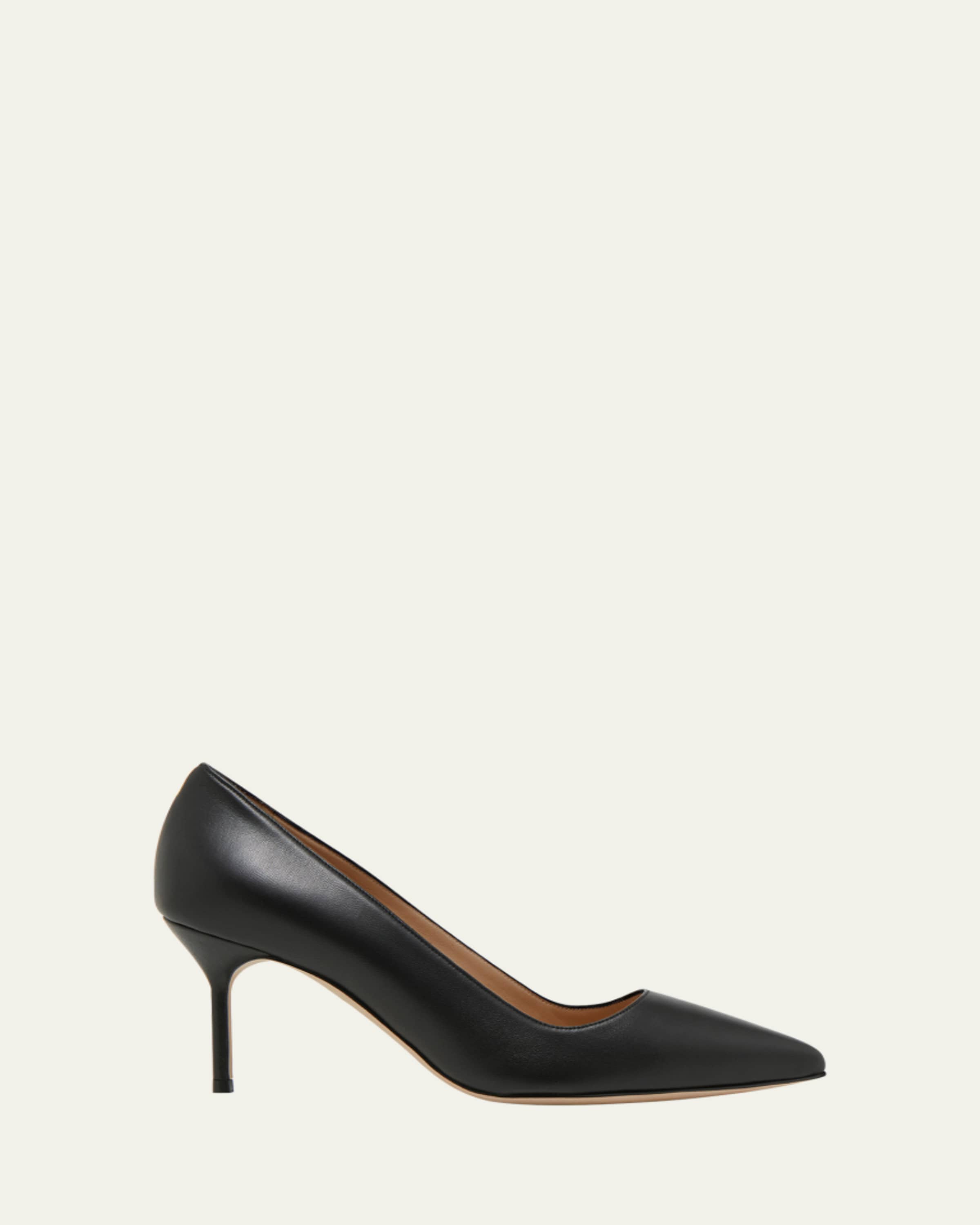 MANOLO BLAHNIK LISTONY スウェード　ブラック　39.5 Manolo Blahnik BB 70mm Suede Stiletto Pumps - Bergdorf Goodman