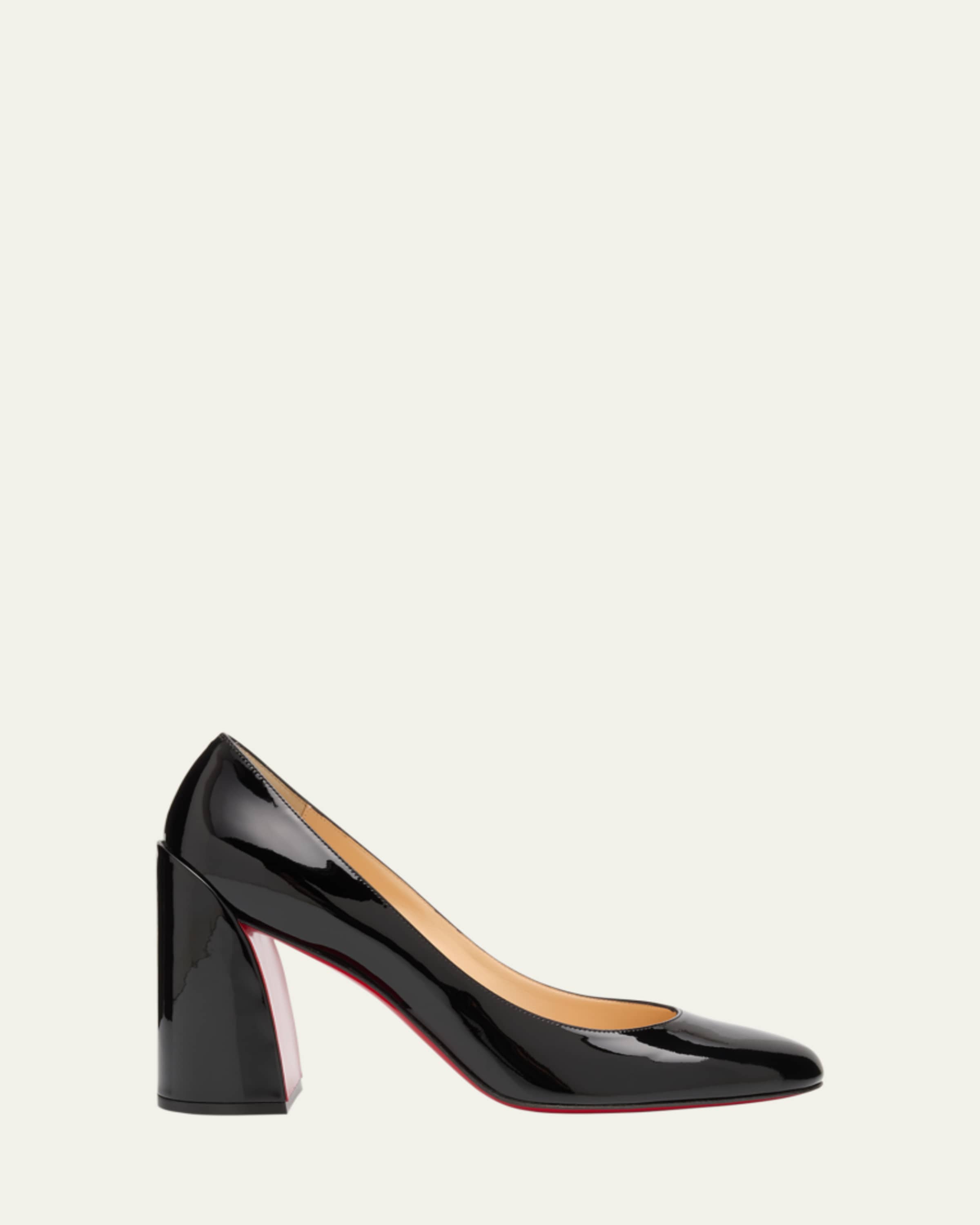 Christian Louboutin 55mm Miss Jane Patent Leather Pumps - Bergdorf