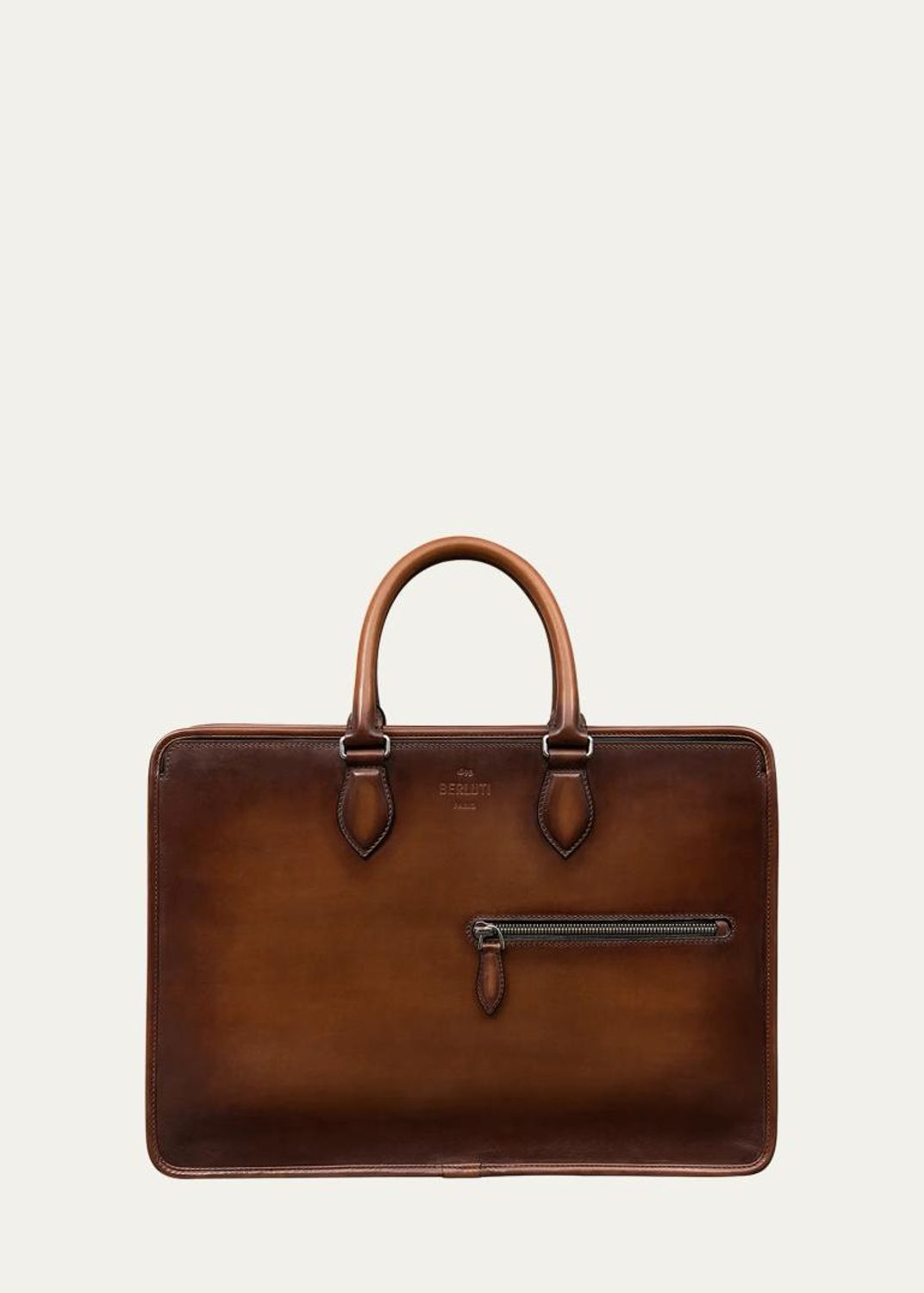 Berluti Men's Bambou Tetris Scritto Leather Card Holder - Bergdorf