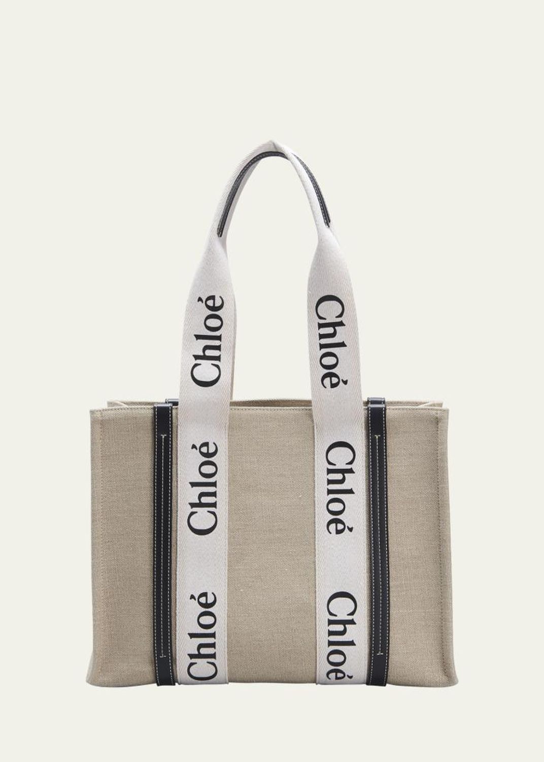 Chloe Summer Banana Tote Bag in Crochet Fabric - Bergdorf Goodman