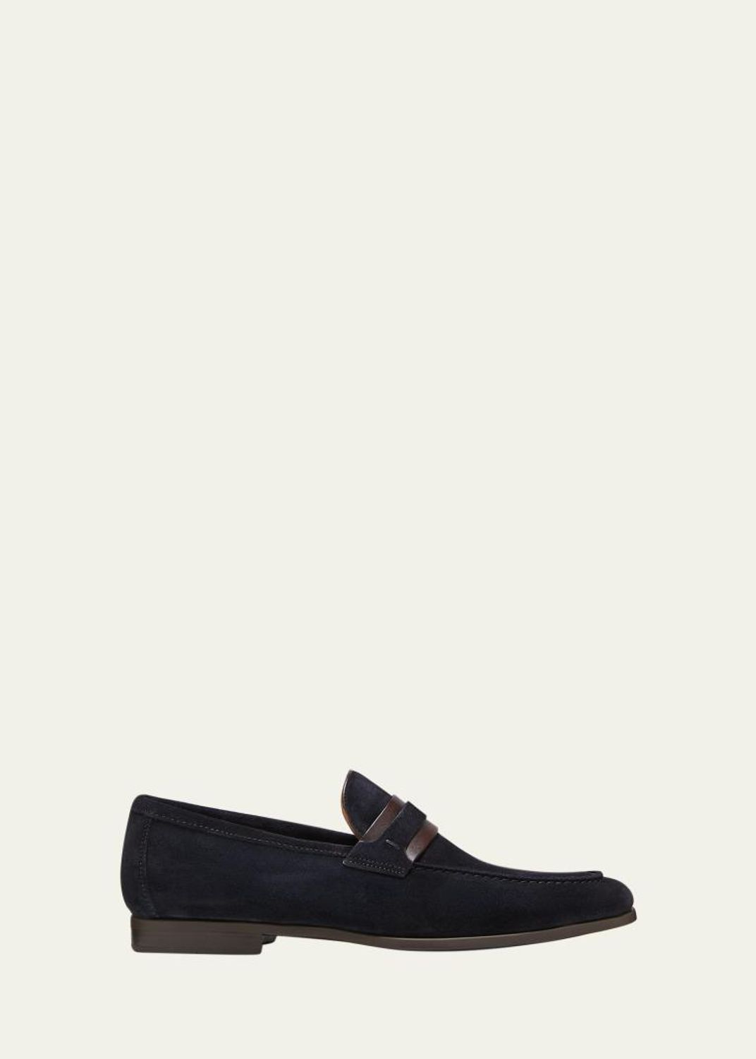 Magnanni Men\'s SZ 10 M Black Suede Loafer Silver Buckle 6243 Made In Spain Magnanni Suede Dress Shoes for Men for sale | eBay main image 3