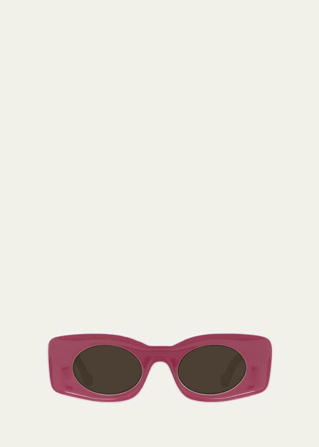 Loewe Women Sunglasses Pink Grey Rectangle LW40157U SLIM 72E NEW AUTHENTIC Loewe New! Loewe Pink Sunglasses LW40154U 72E, Authentic  main image 3