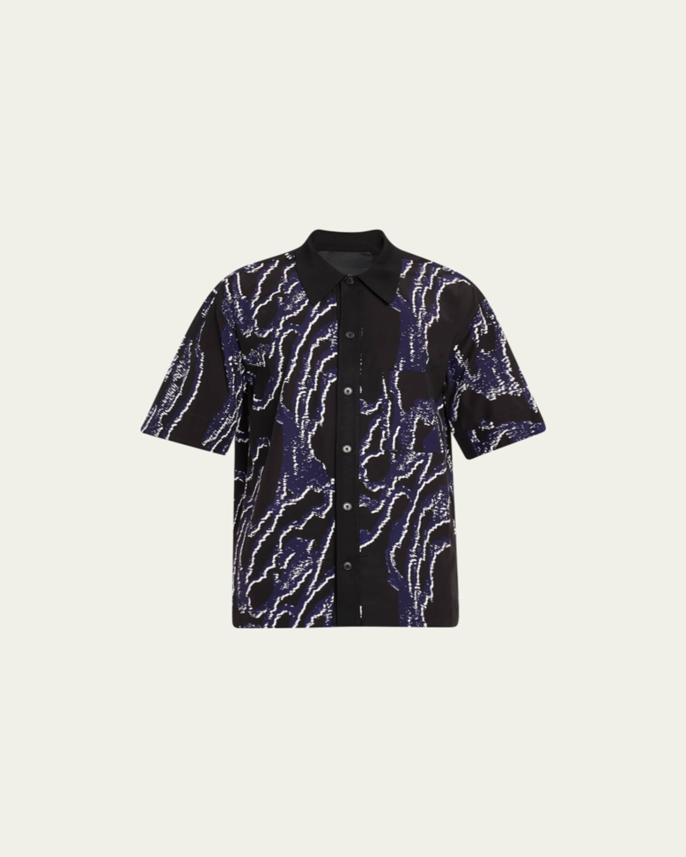 3.1 Phillip Lim Men's Half-Zip Popover Shirt - Bergdorf Goodman