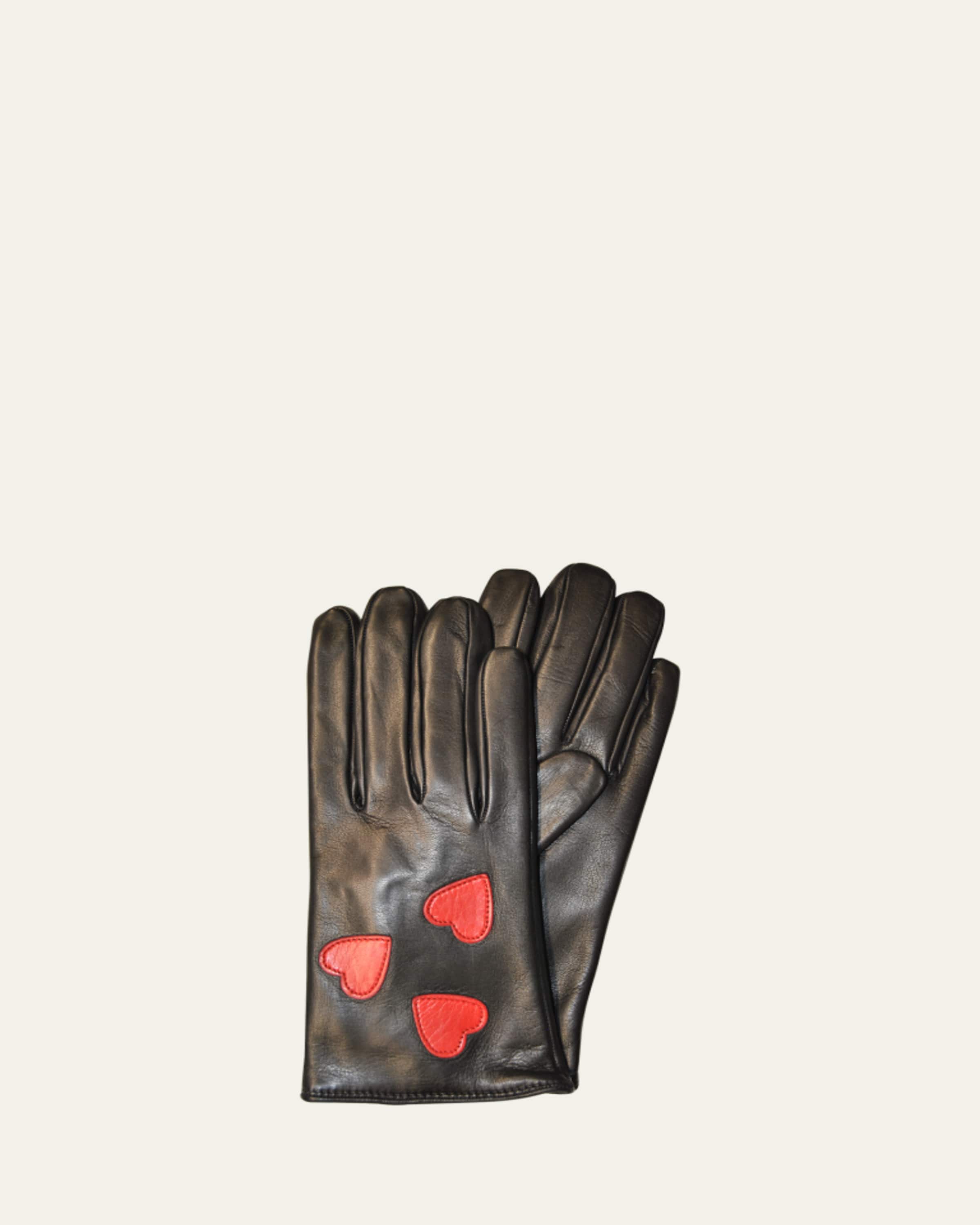 Studded Nappa Leather Gloves