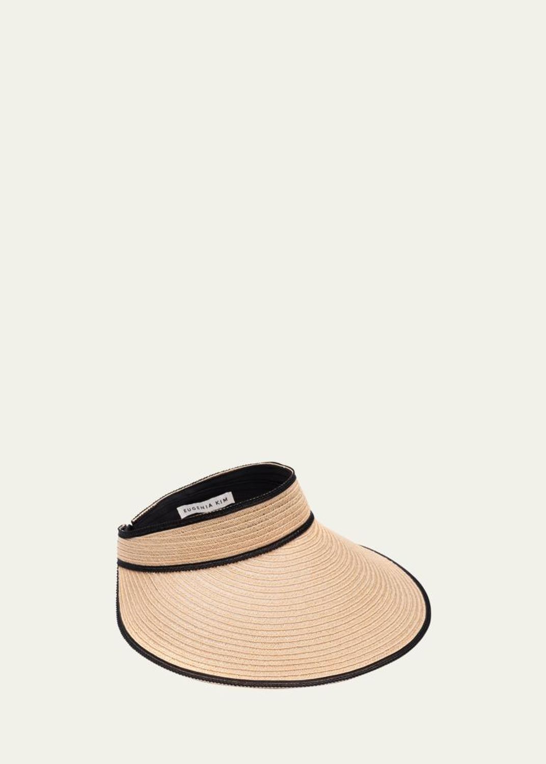 Eugenia Kim Lillian Woven Fedora Hat w/ Scarf Band  display picture 2