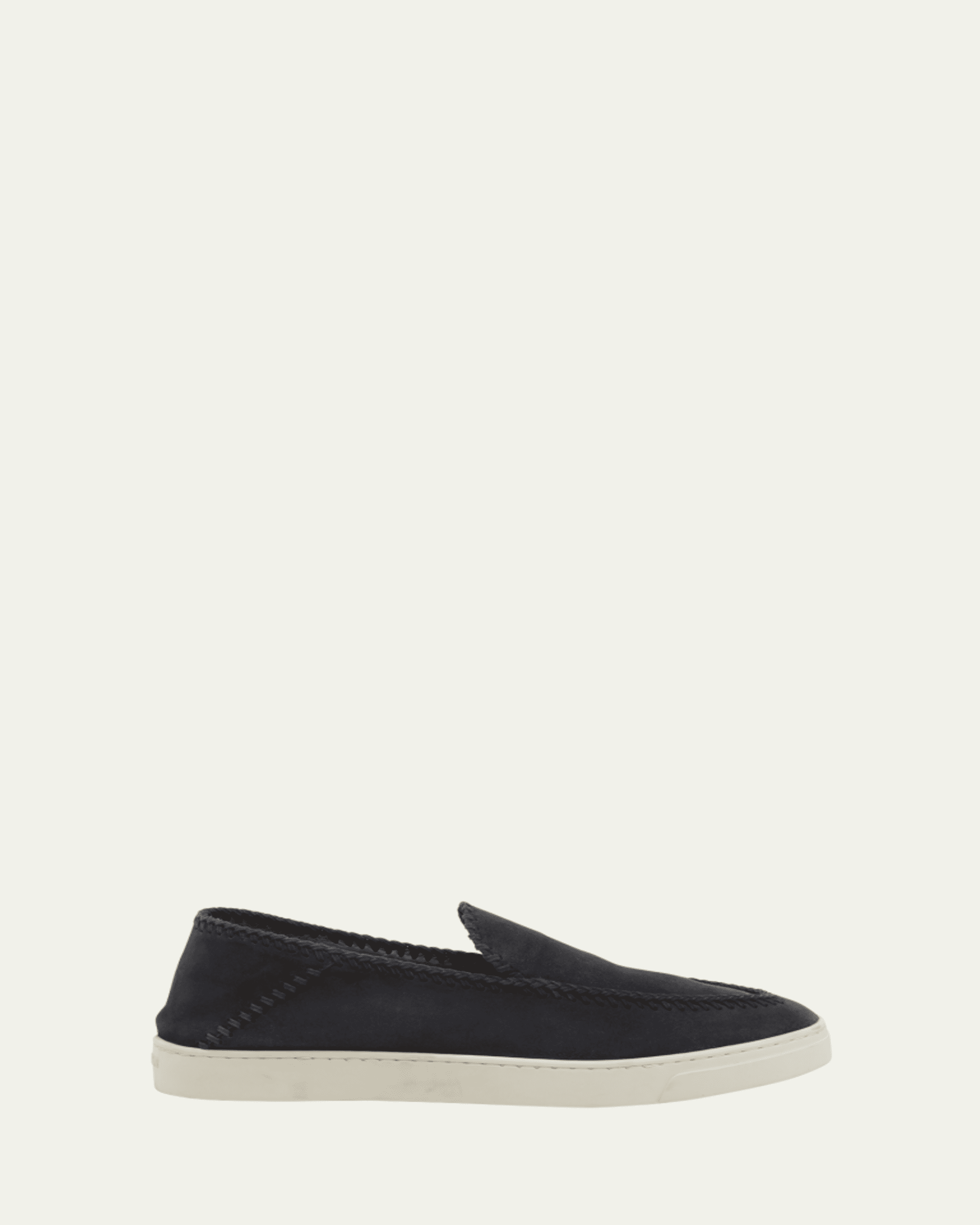 Giorgio Armani Men's Suede Sneaker Loafers - Bergdorf Goodman