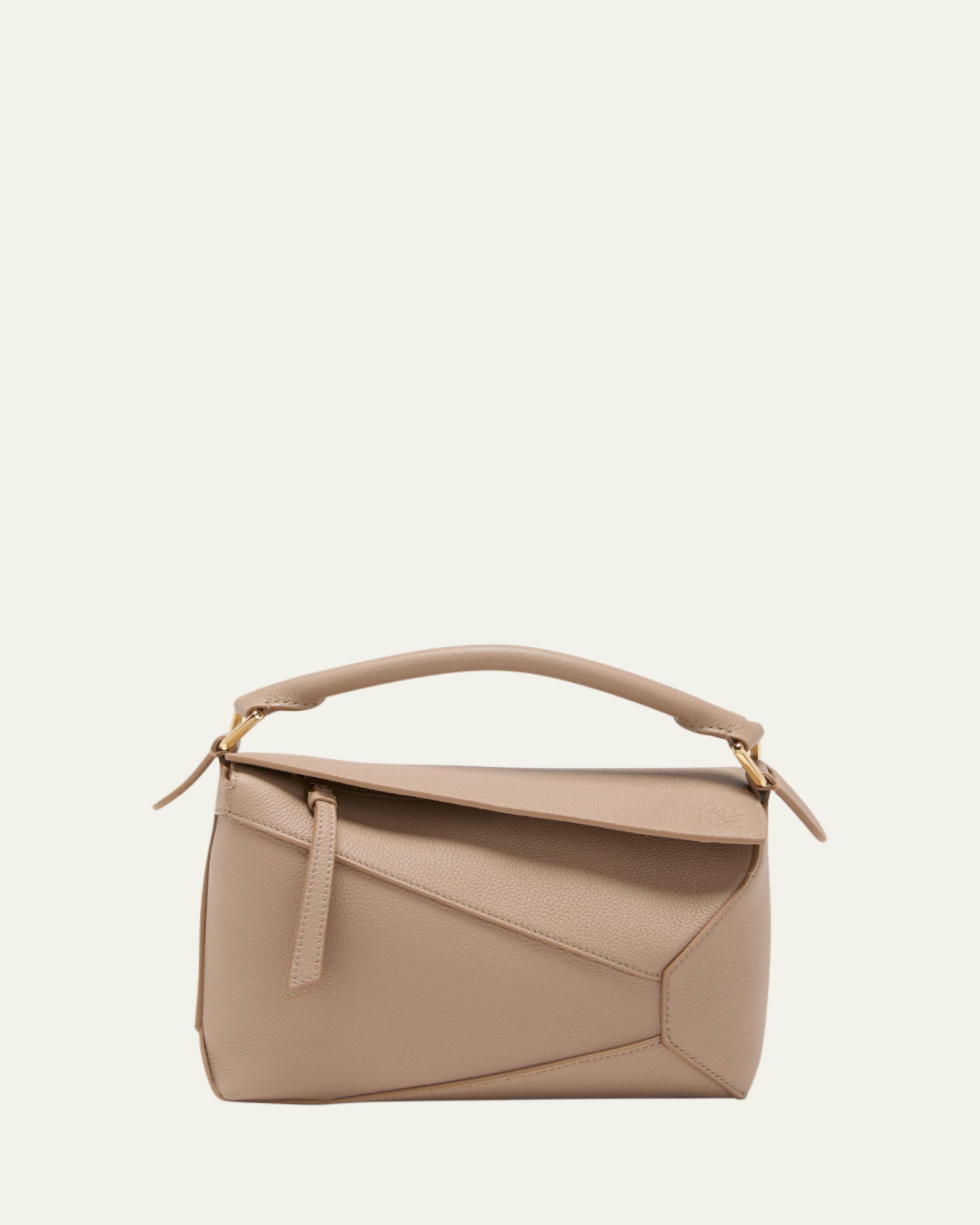 LOEWE (ロエベ) MAN001 Loewe Puzzle Edge Mini Top-Handle Bag in Grained Leather