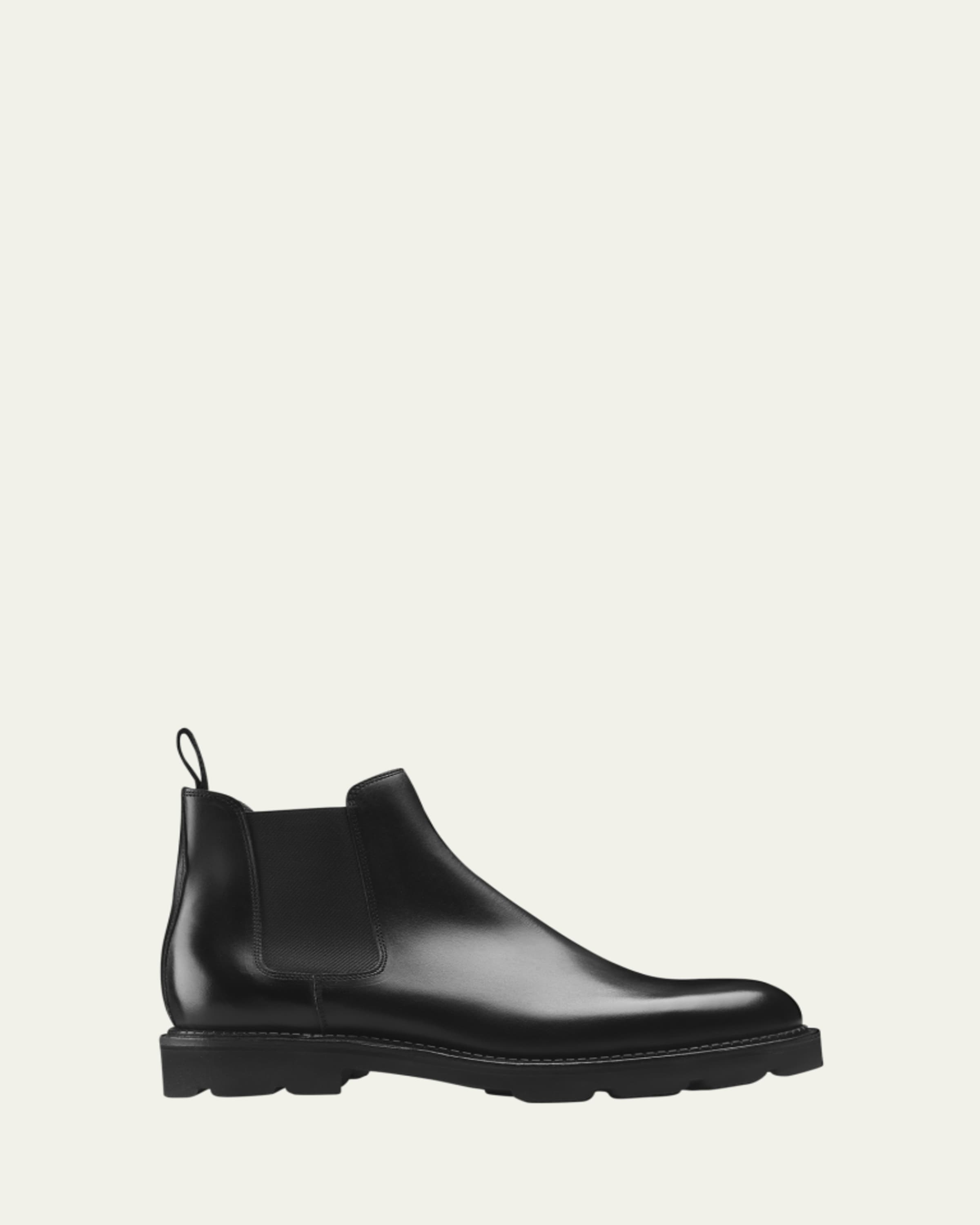 John Lobb Men's Lawry New Standard Gentle Grain Leather Chelsea