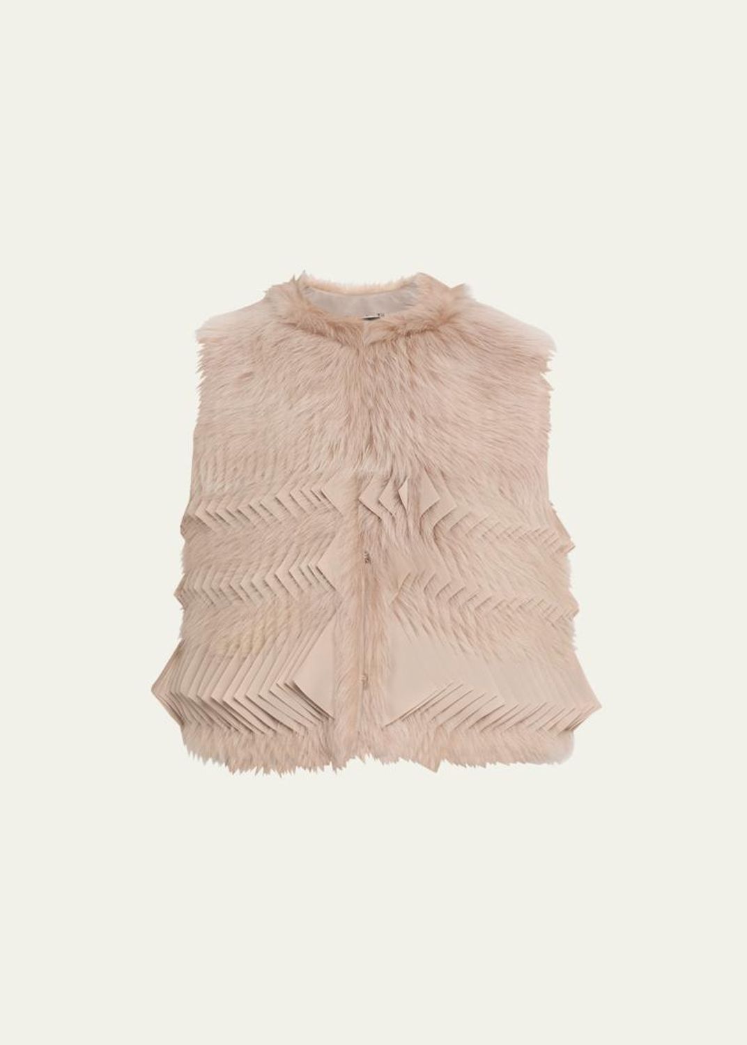 Johanna Ortiz Western Whimsy Shearling Vest - Bergdorf Goodman