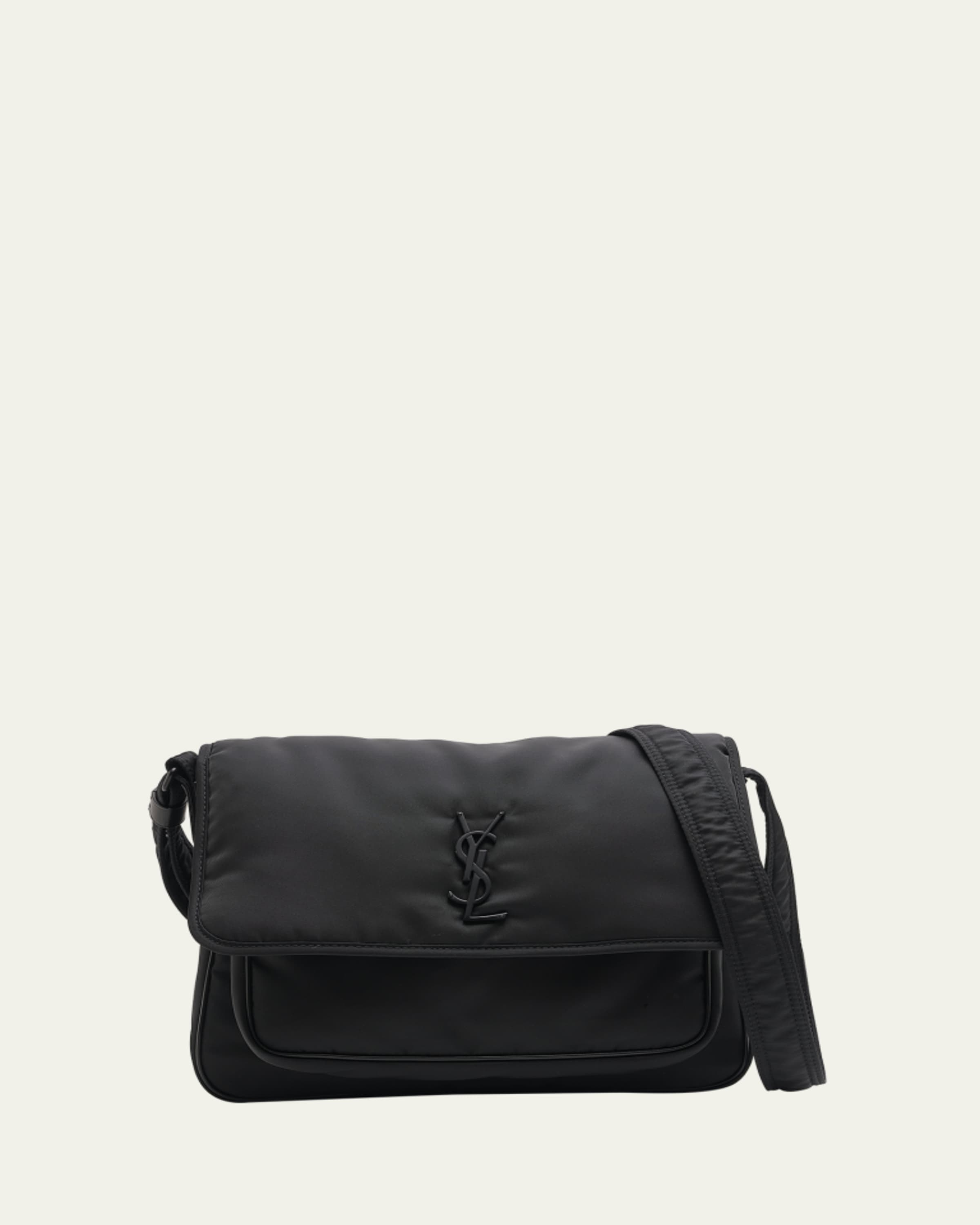 Saint Laurent Men's Niki YSL Cube Camera Bag in Leather - Bergdorf