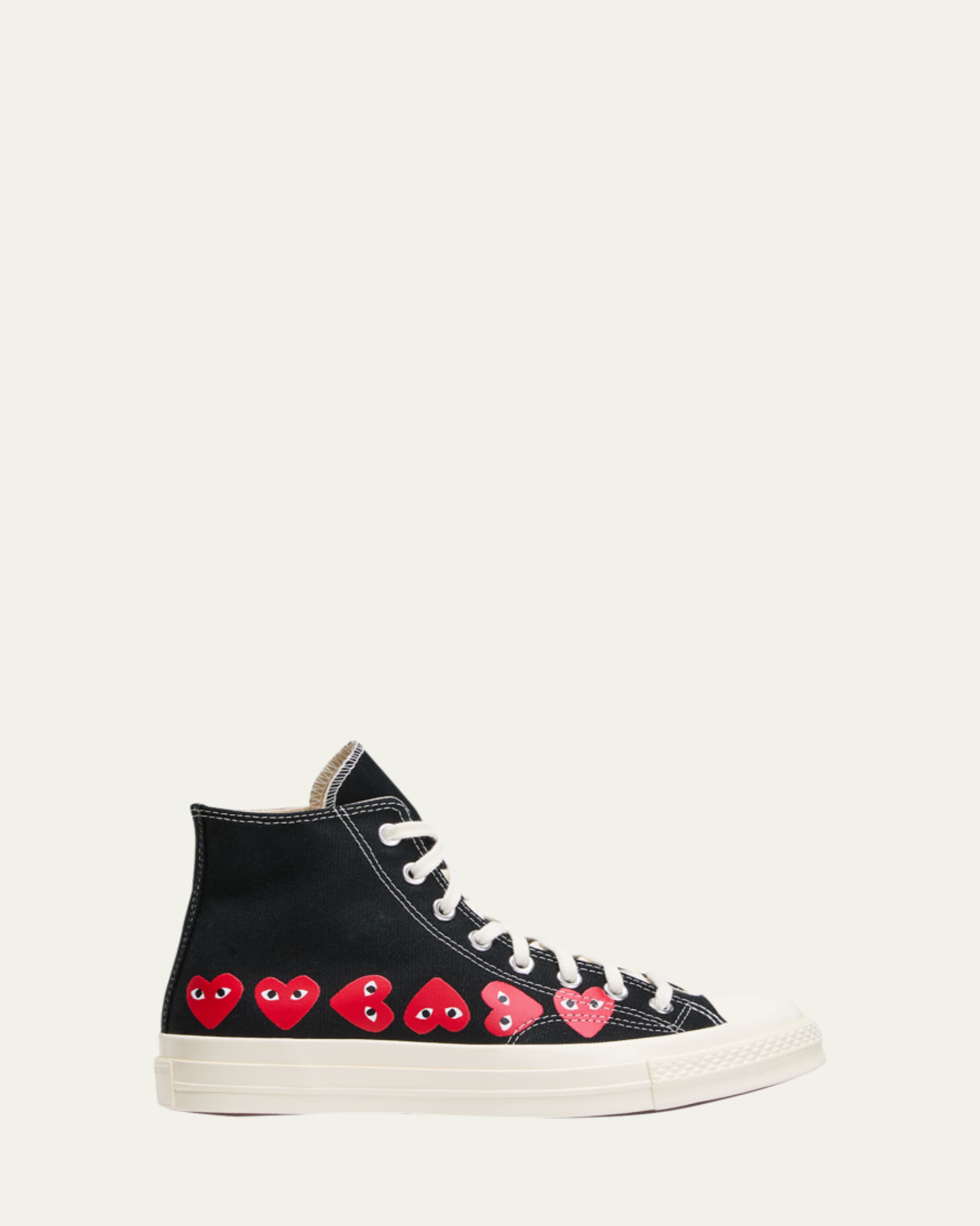 CDG Play x Converse Multi Heart Low-Top Sneakers - Bergdorf Goodman