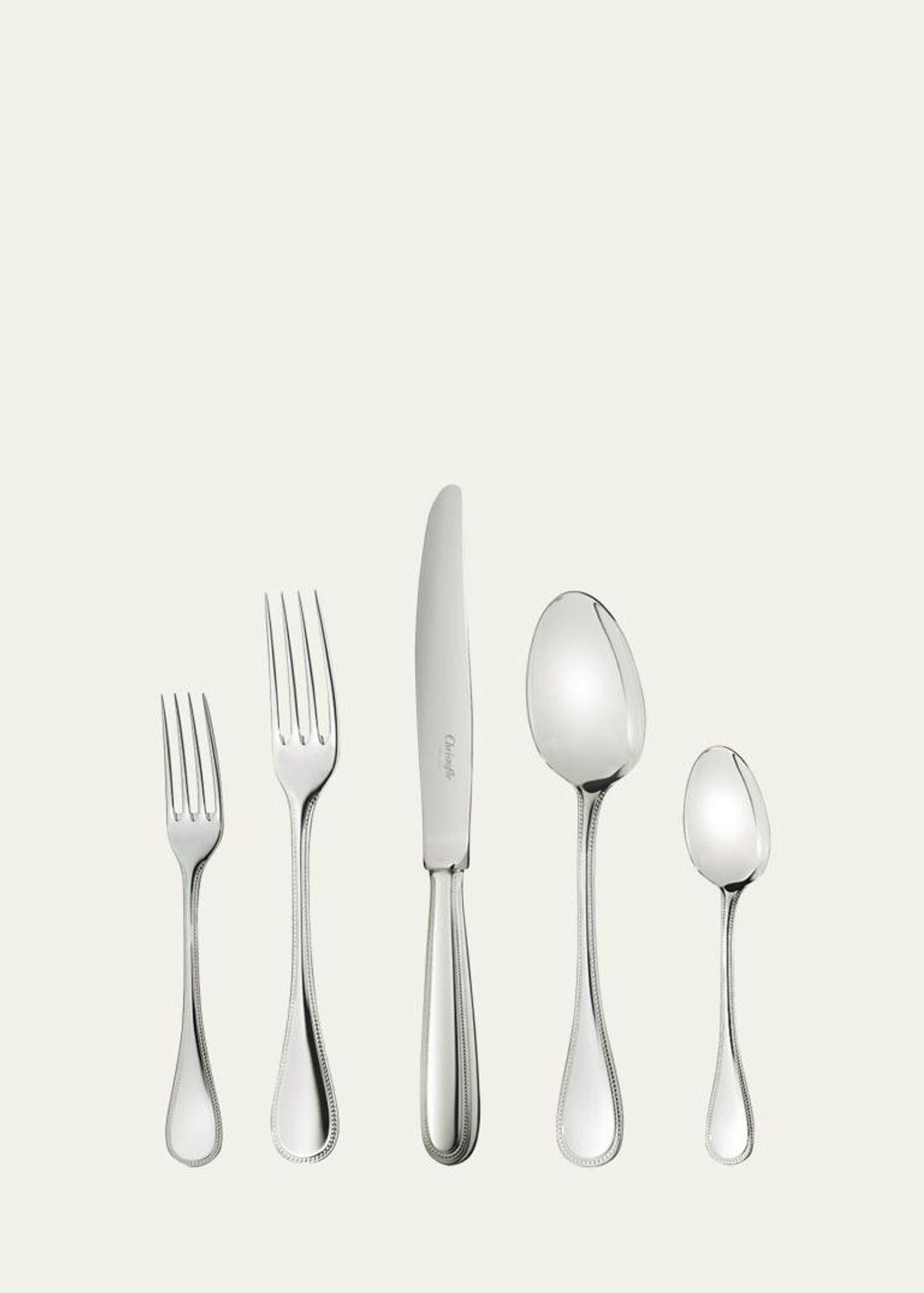 Christofle Perles 2 Place Spoon - Bergdorf Goodman