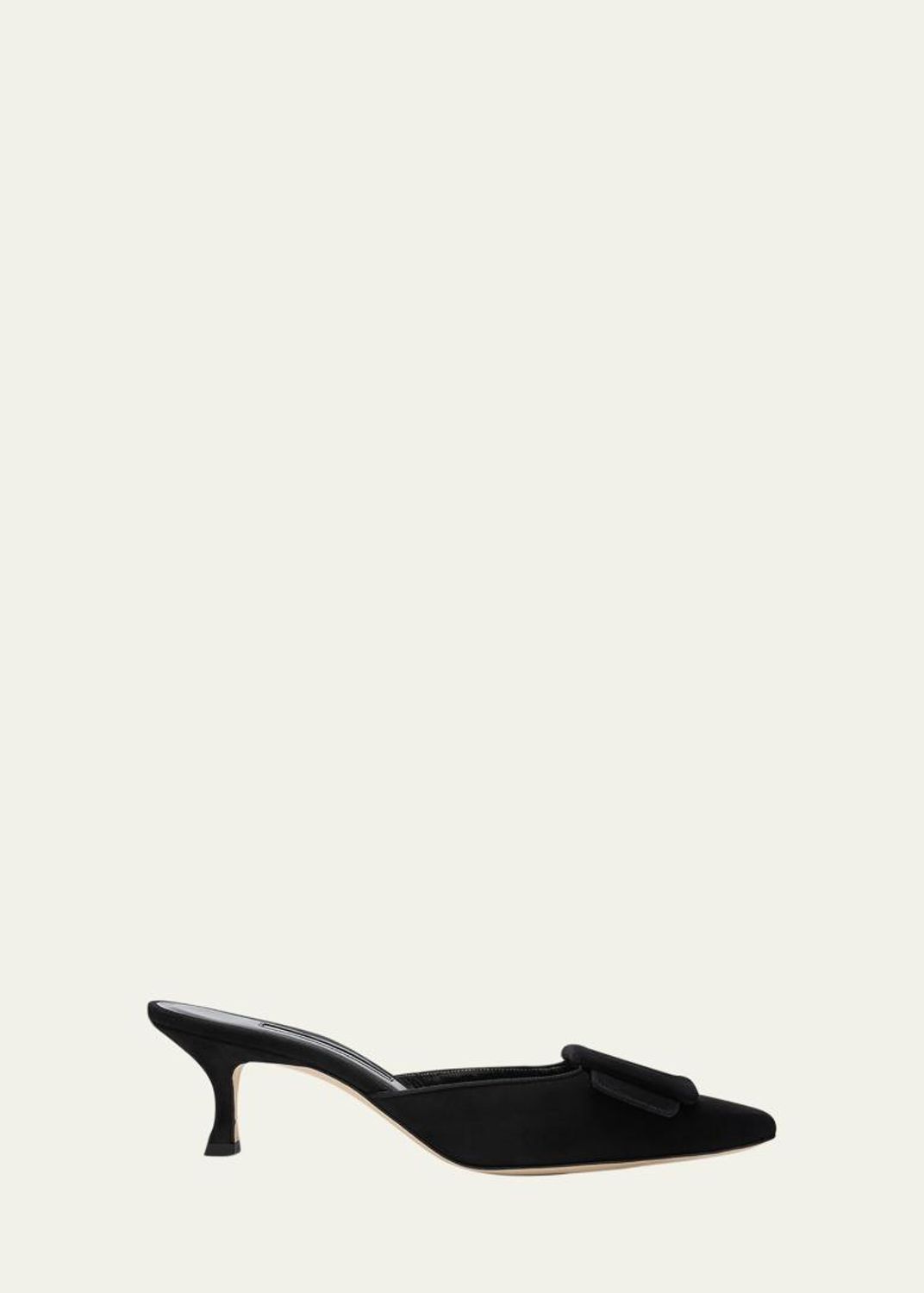 Manolo Blahnik Lista Suede Pumps - Bergdorf Goodman