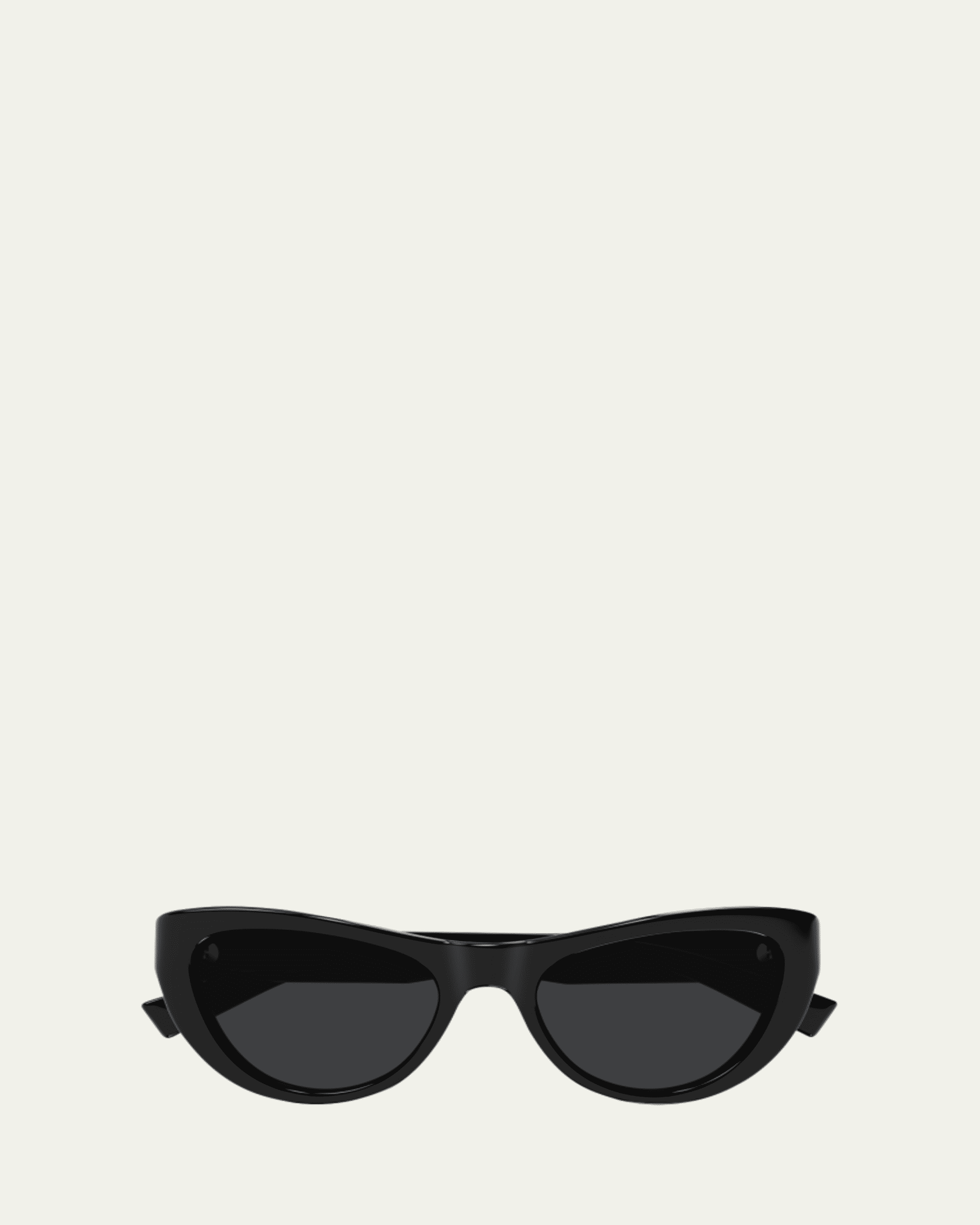 Saint Laurent Sleek Acetate Cat-Eye Sunglasses - Bergdorf Goodman