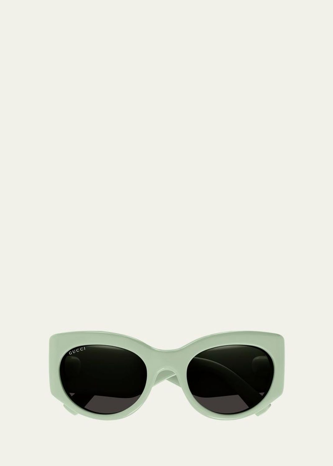 Gucci 58mm Metal & Acetate Oval Sunglasses - Bergdorf Goodman display picture 3