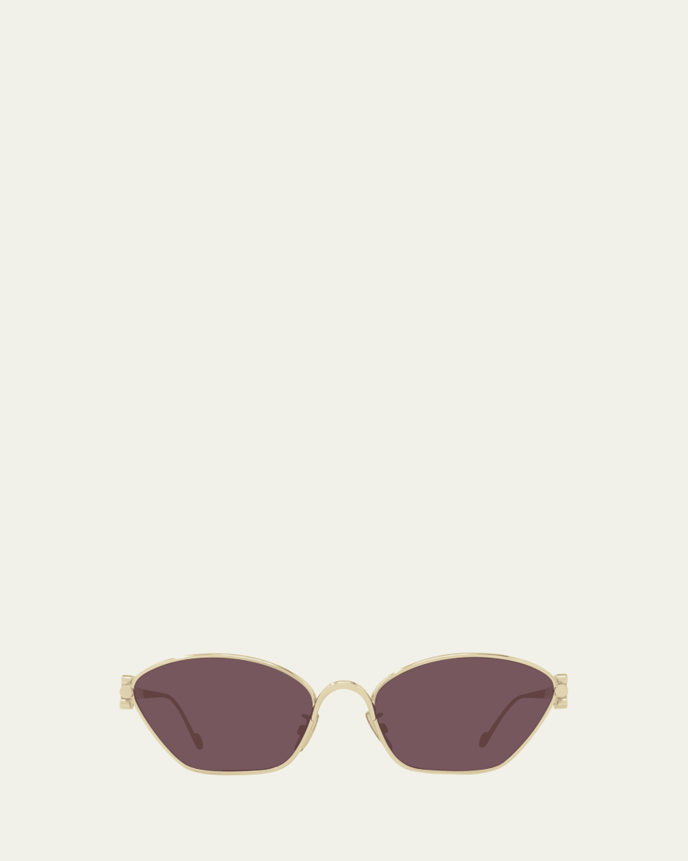 LOEWE SLW937 アナグラム グラデーション サングラス Loewe Metal Anagram Sunglasses - Bergdorf Goodman