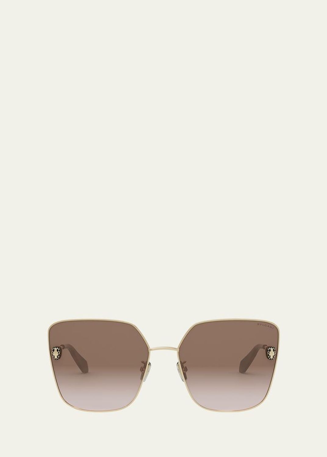 Bvlgari Serpenti Rimless Gradient Brown Sunglasses Signature BVLGARI glamour, serpent-inspired attitude & warm  main image 2