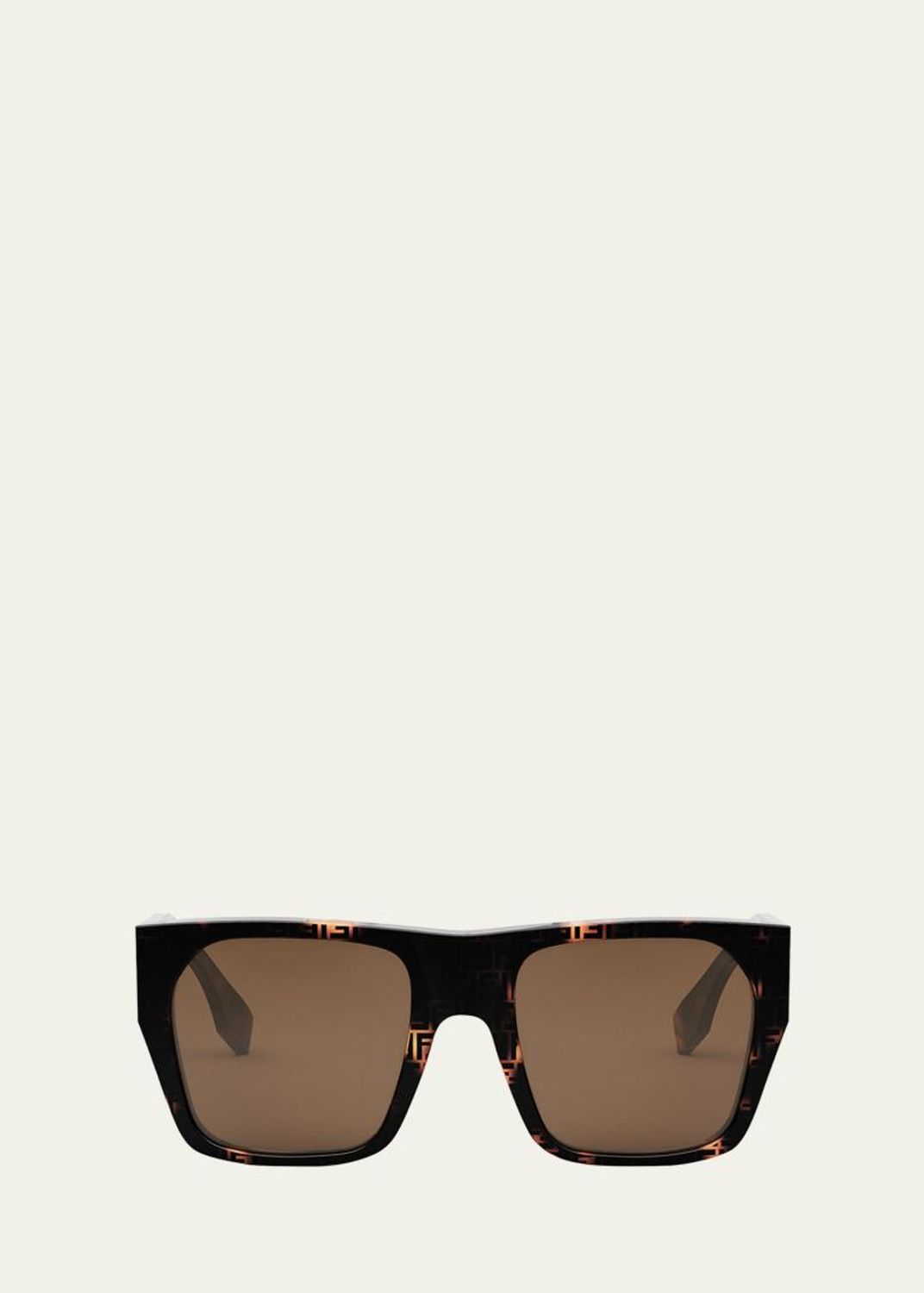 Fendi O'lock Acetate Rectangle Sunglasses - Bergdorf Goodman