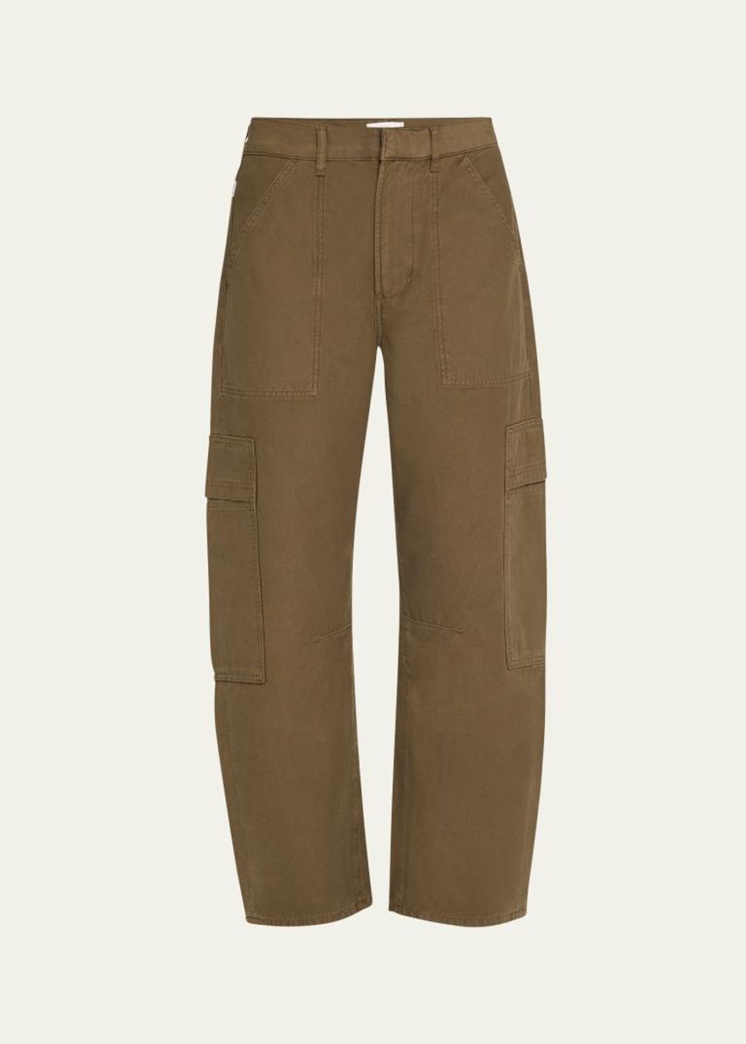 パンツ MY WEAKNESS sigrid cargo pants-BROWN SIMKHAI Carolina Satin Straight-Leg Utility Pants - Bergdorf Goodman