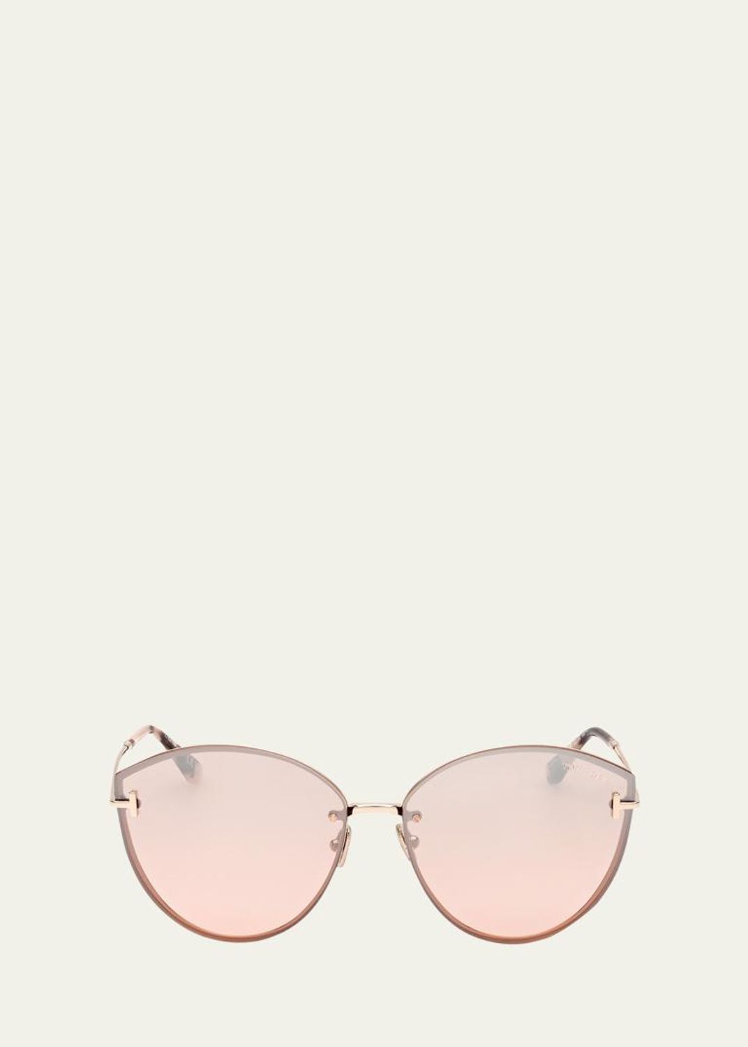 TOM FORD Evangeline Metal Cat-Eye Sunglasses - Bergdorf Goodman display picture 1