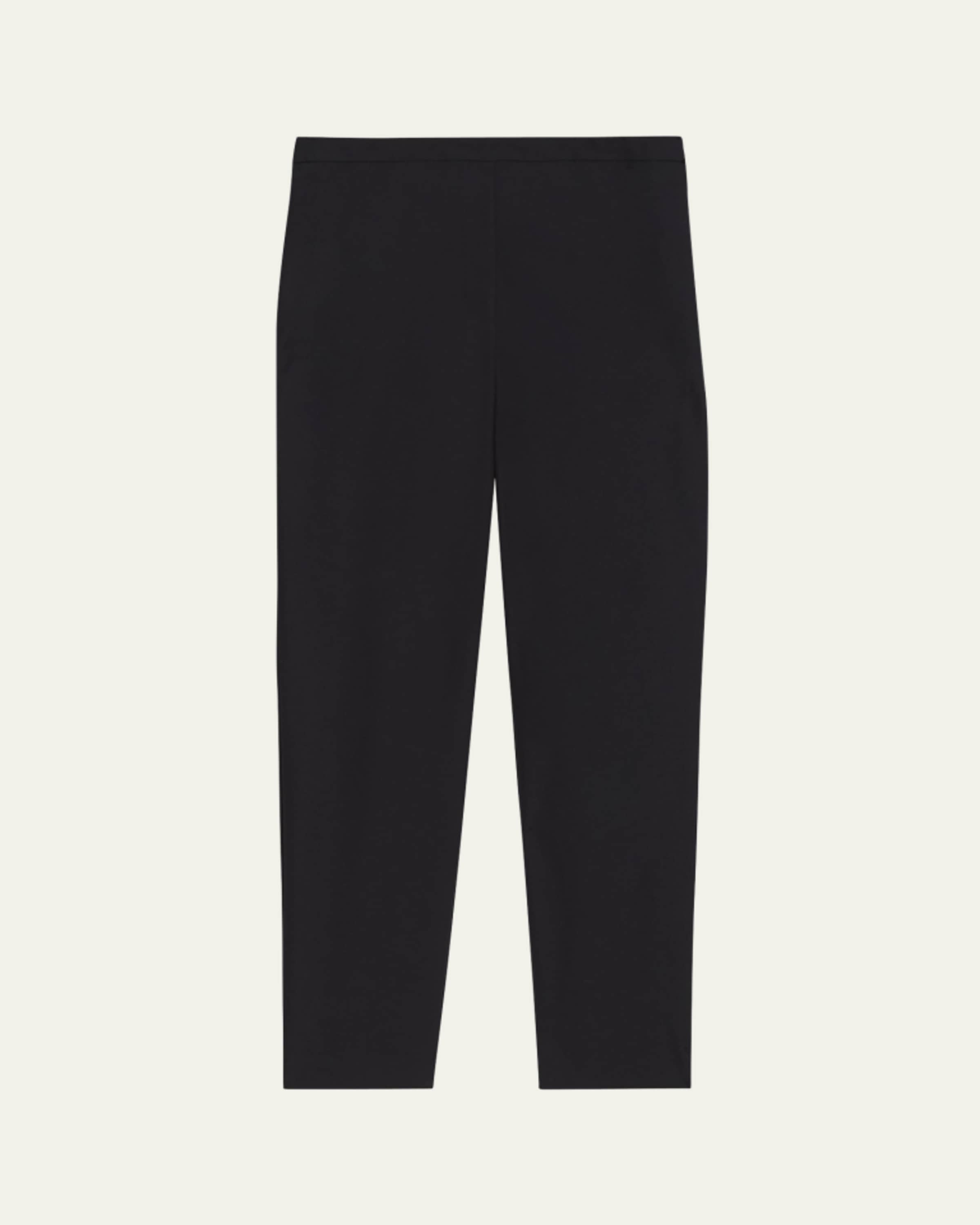 Theory Admiral Crepe Relaxed Straight-Leg Pants - Bergdorf Goodman