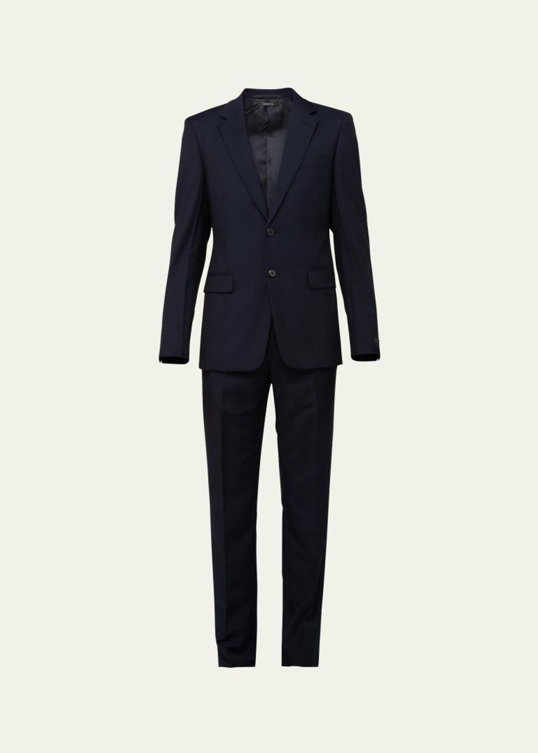 Prada Men's Wool-Mohair Solid Suit - Bergdorf Goodman