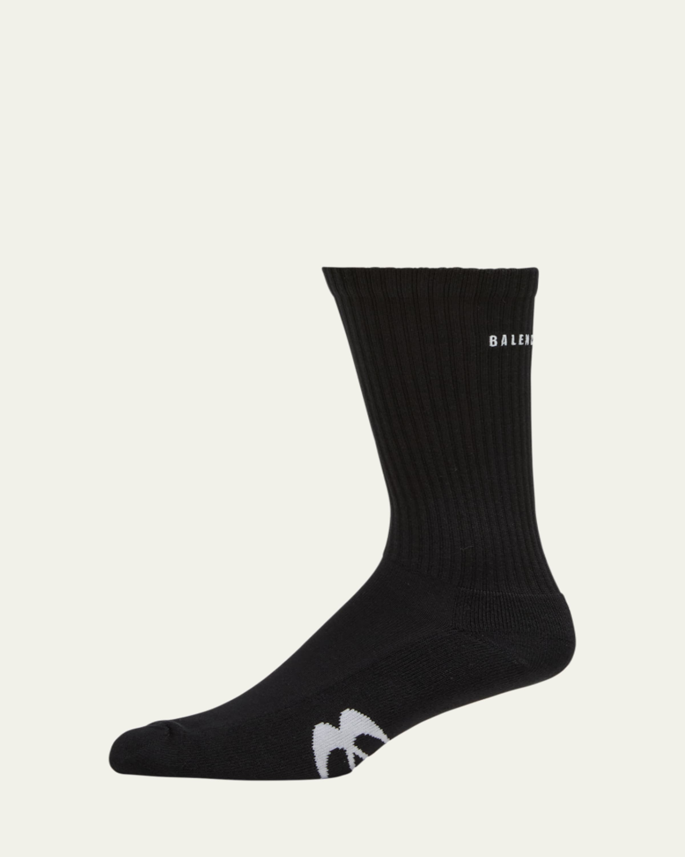 Balenciaga SOCKS UNITY SOCKS Lサイズ　靴下 Balenciaga Men's Unity Crew Socks - Bergdorf Goodman