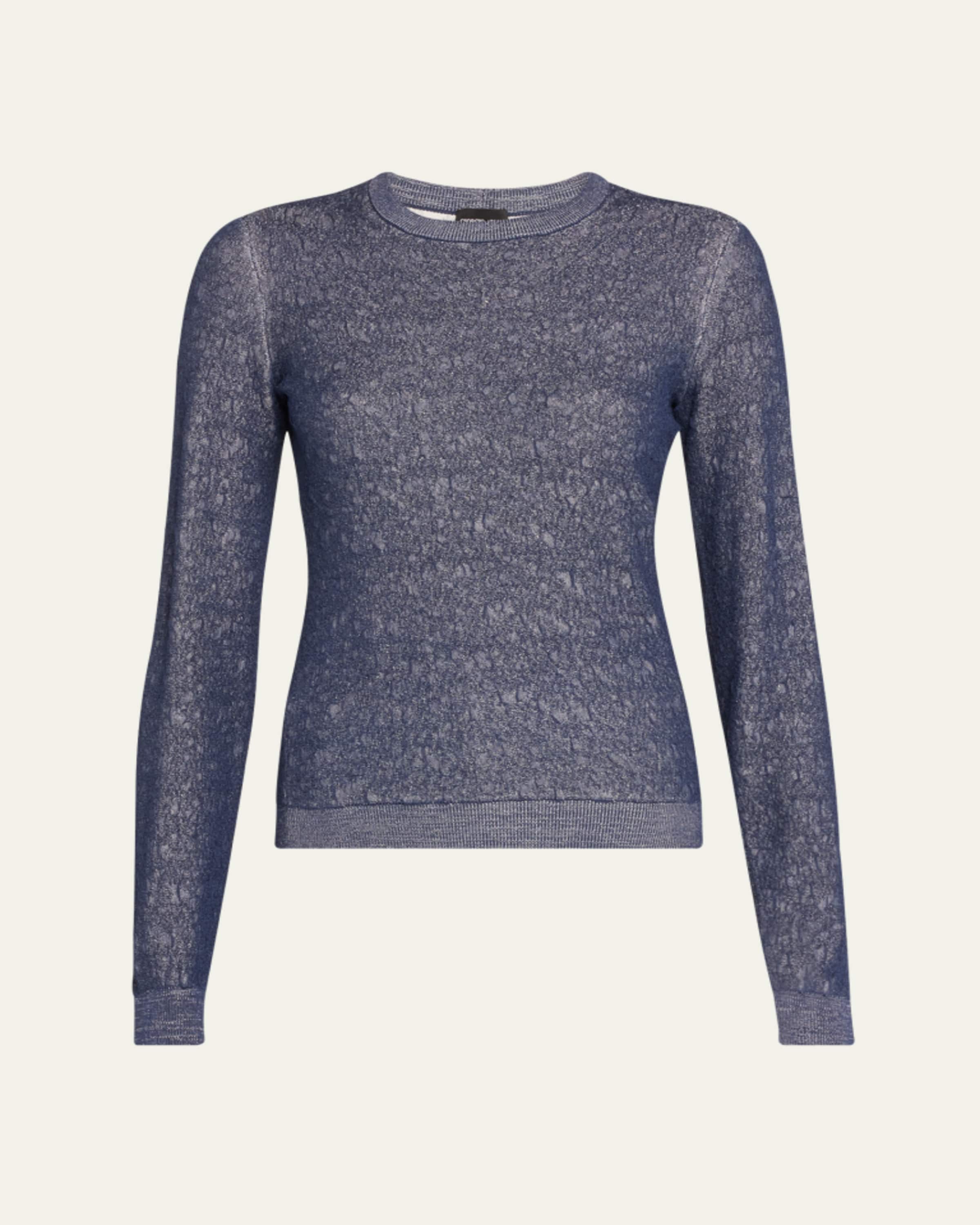 Valentino Garavani Chez Valentino Cherry Long-Sleeve Sweater