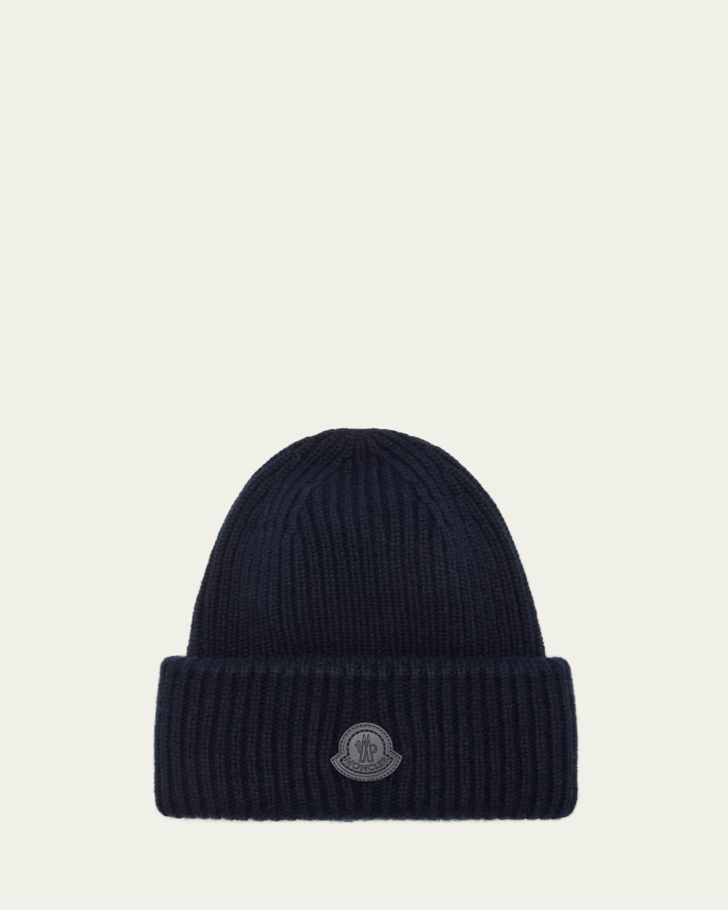 Men's Hockey Stick Logo Ribbed Beanie Hat