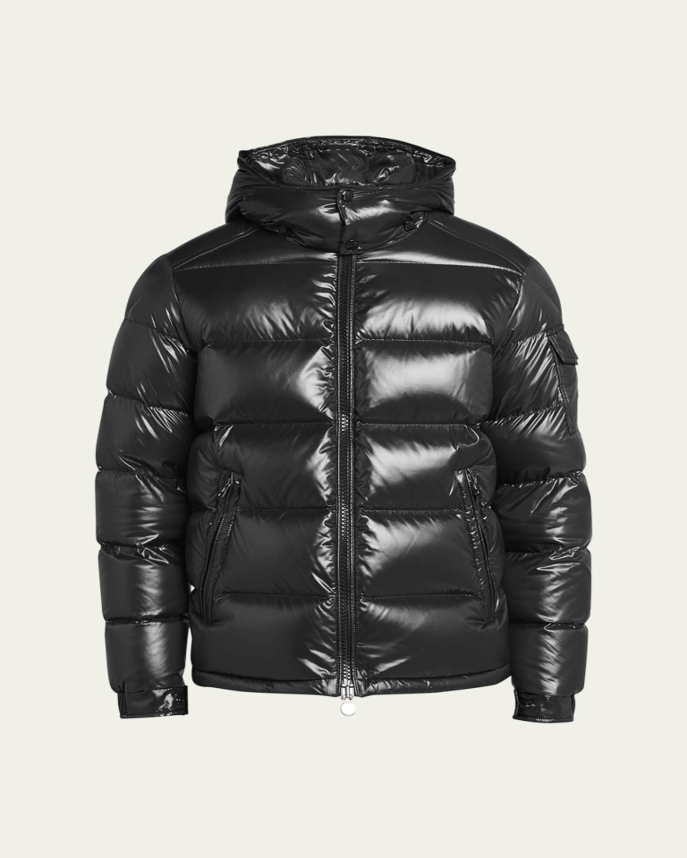 Moncler Men's Maya Hooded Short Down Puffer Jacket - Bergdorf Goodman