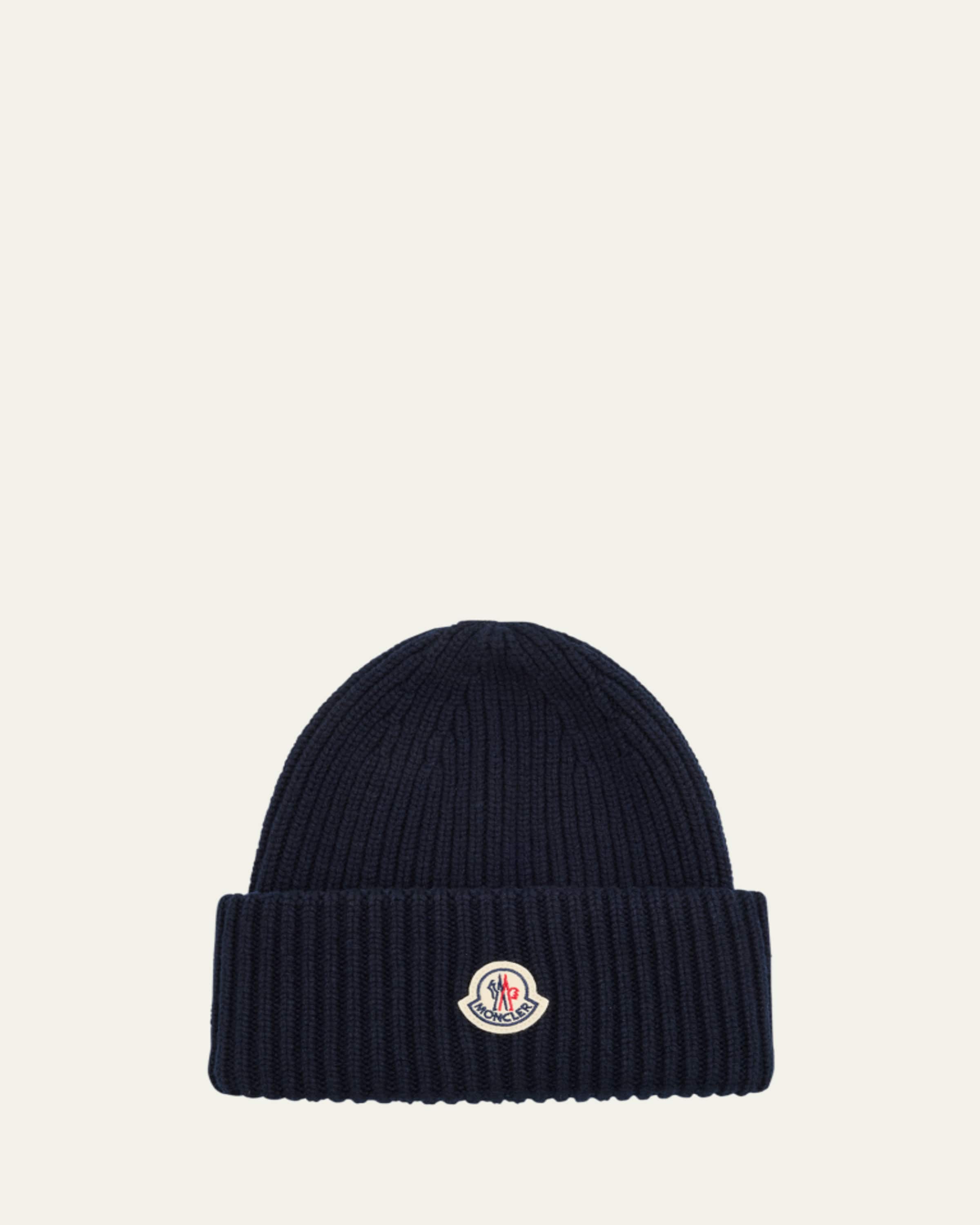 Men's Hockey Stick Logo Ribbed Beanie Hat
