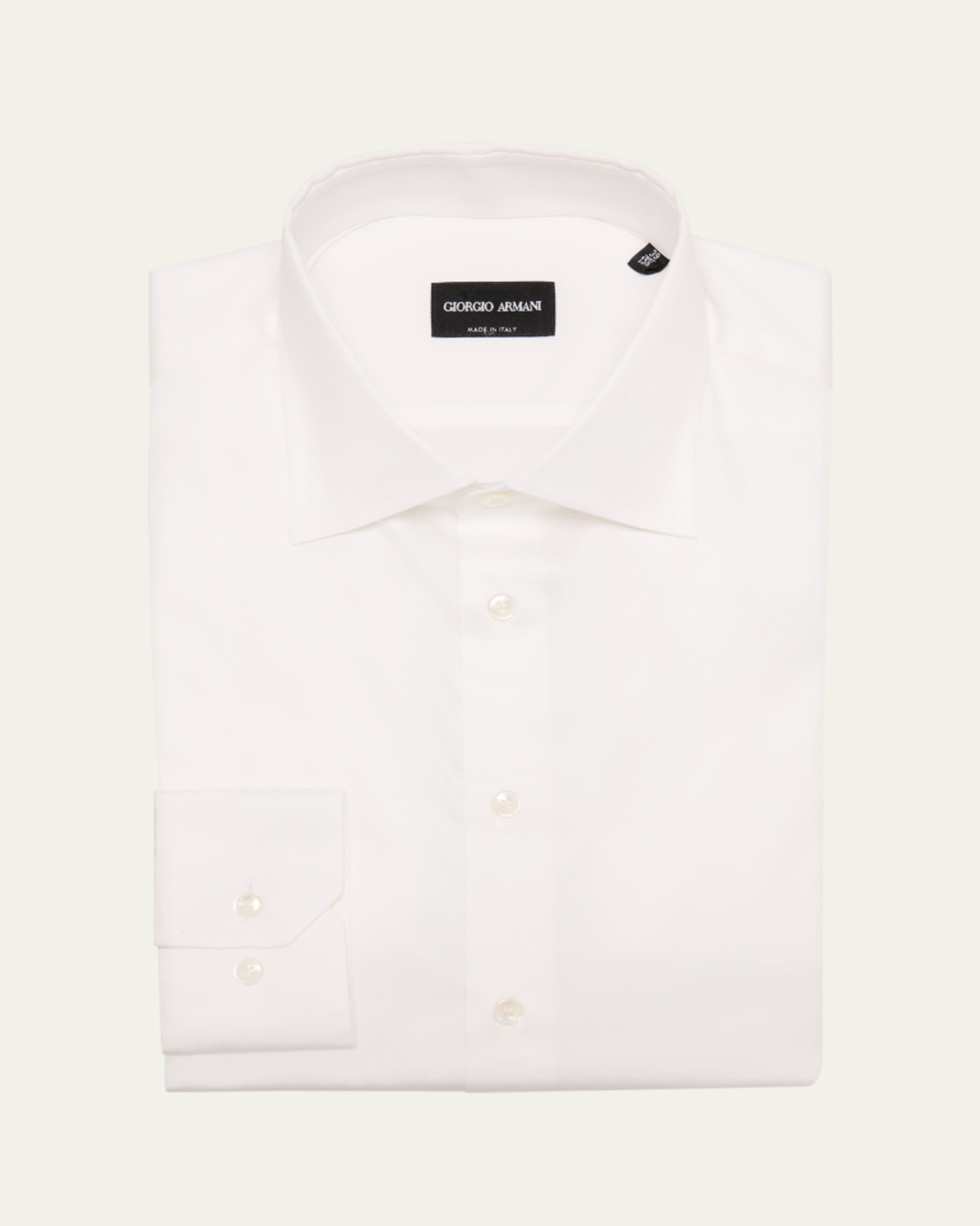 Giorgio Armani Men's Formal Bib Dress Shirt - Bergdorf Goodman