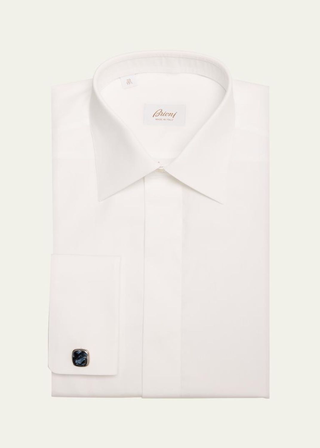 Brioni Men's Brew Giza 45 Cotton Twill Dress Shirt - Bergdorf Goodman