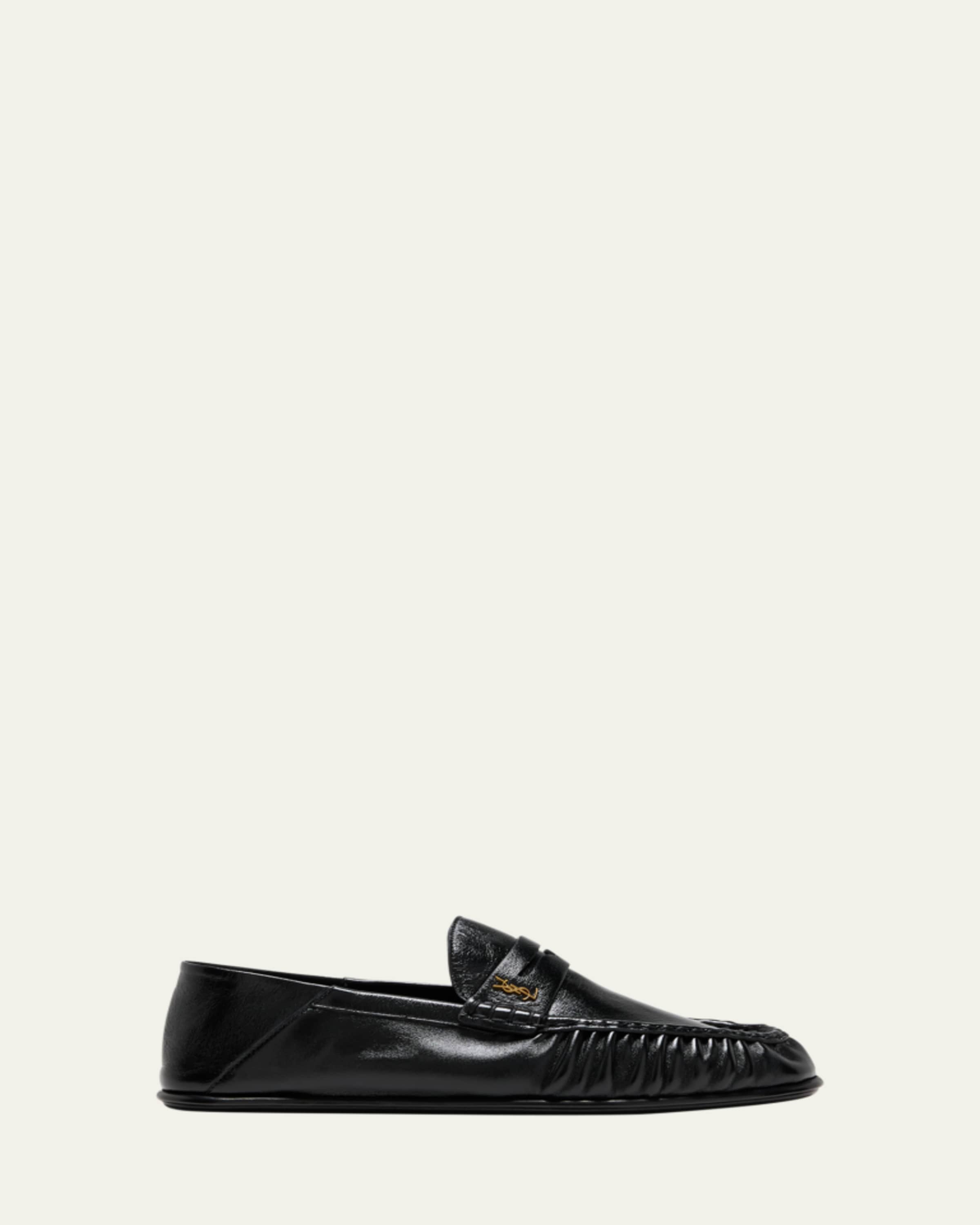 Saint Laurent Men's Le Loafer 15 Cassandre Moccasin Penny Loafers
