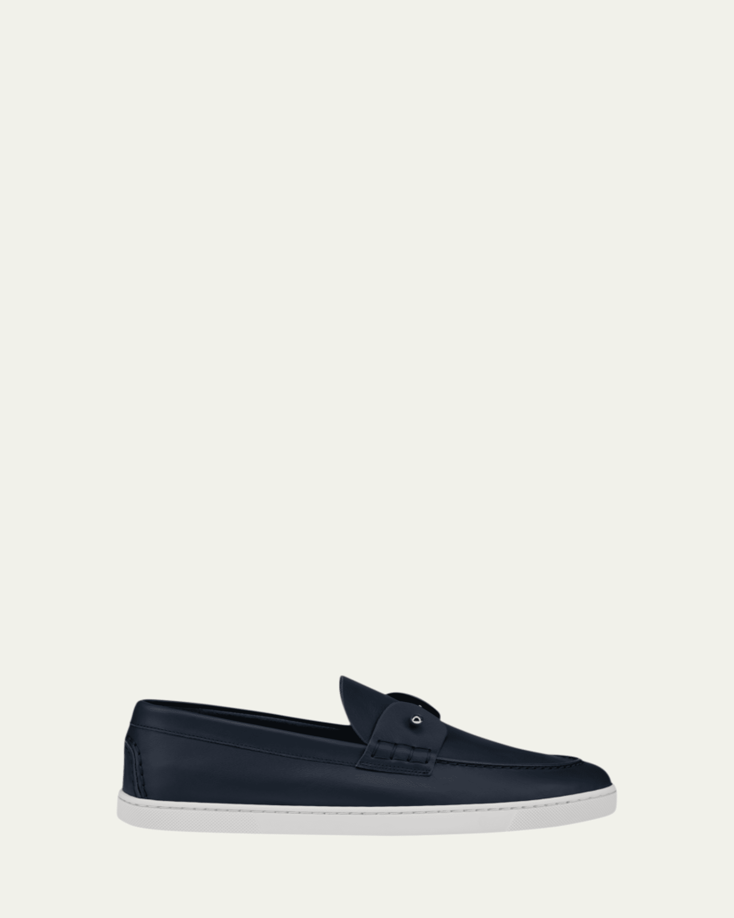 Christian Louboutin Men's Chambeli Monk-Strap Leather Loafers